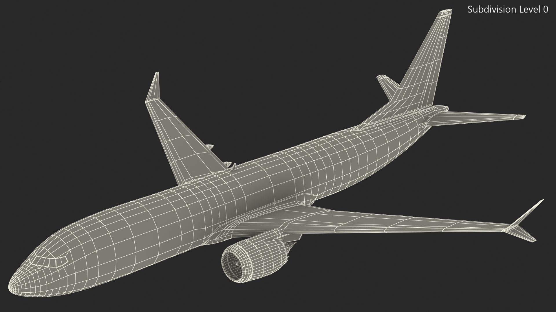 3D Boeing 737 Max 8 Scale Model model