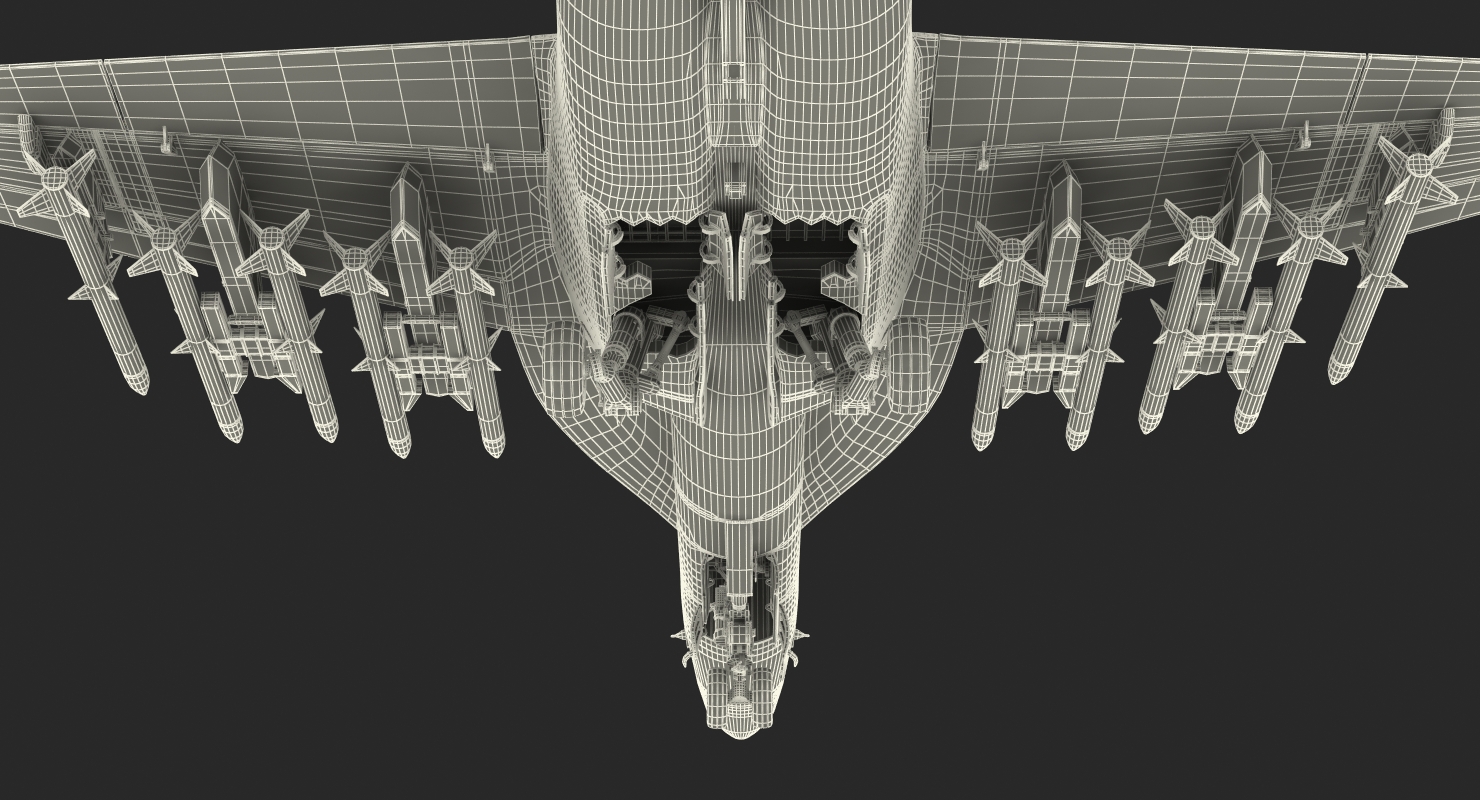 3D model Fighter FA 18EF Super Hornet Rigged