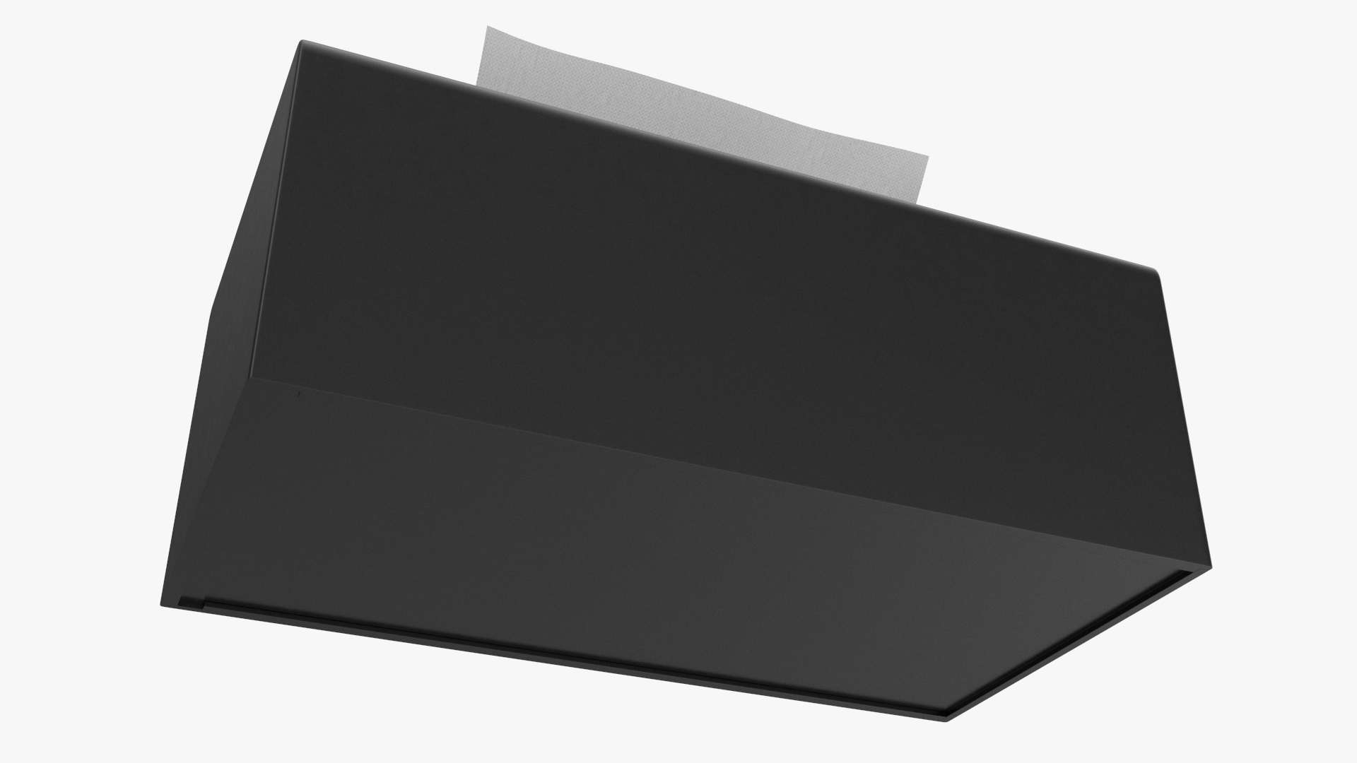 3D Tissue Box Black
