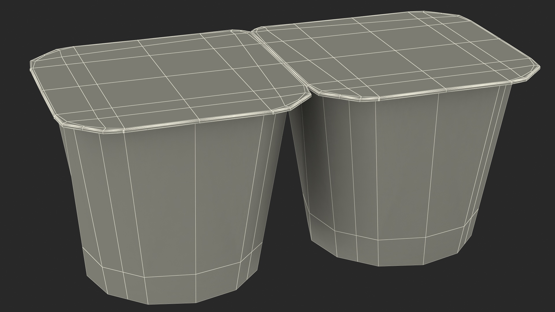 Gerber Strawberry Yogurt Packaging 3D model