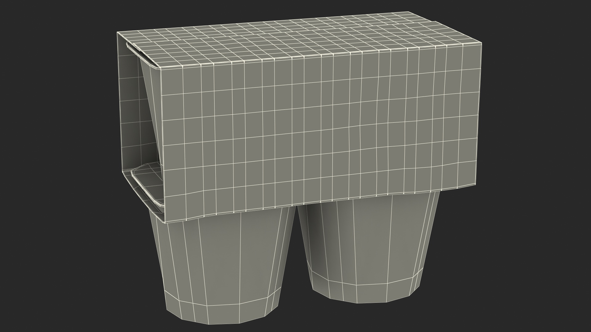 Gerber Strawberry Yogurt Packaging 3D model