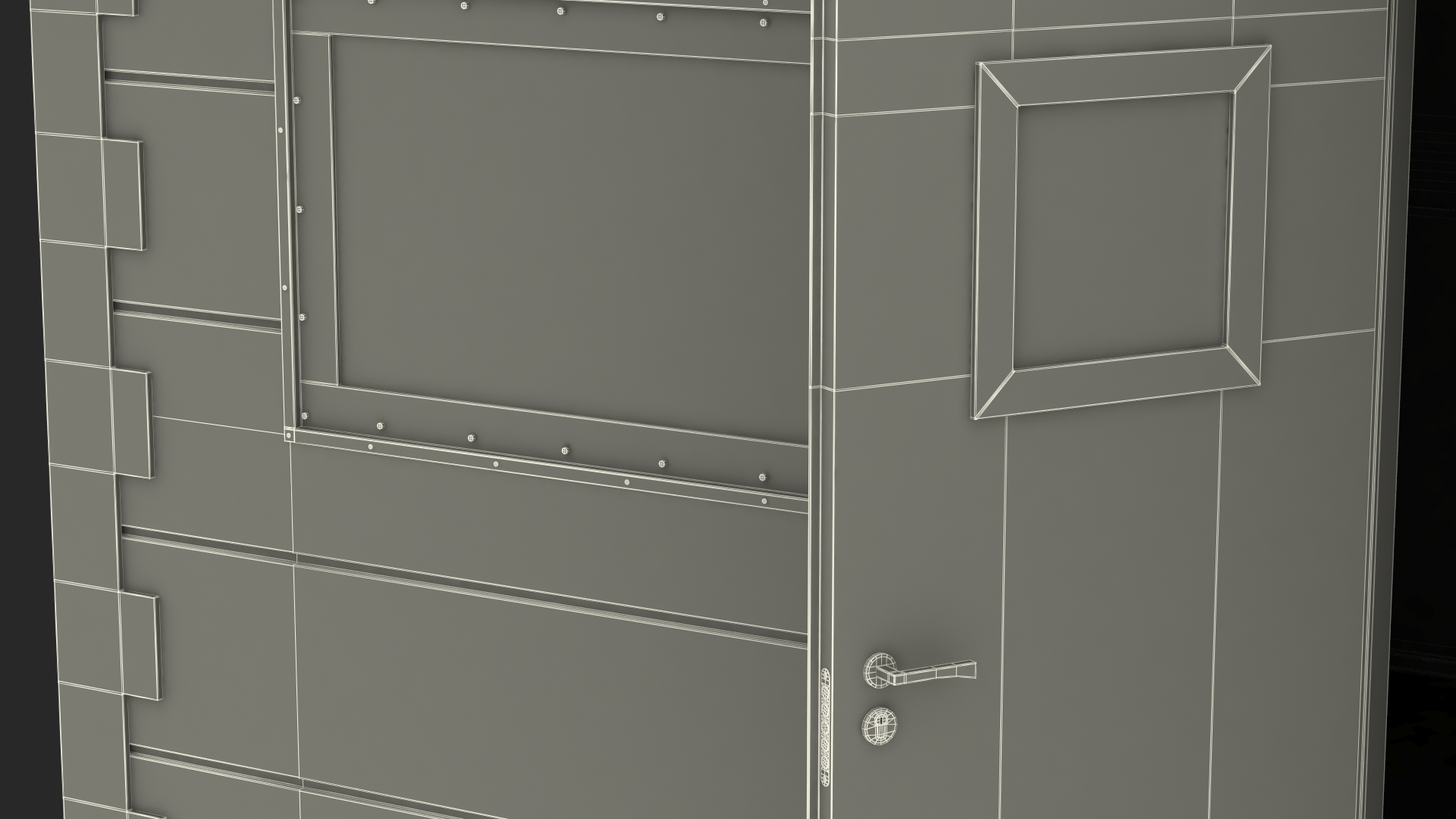 3D Outdoor Bullet Resistant Guard House