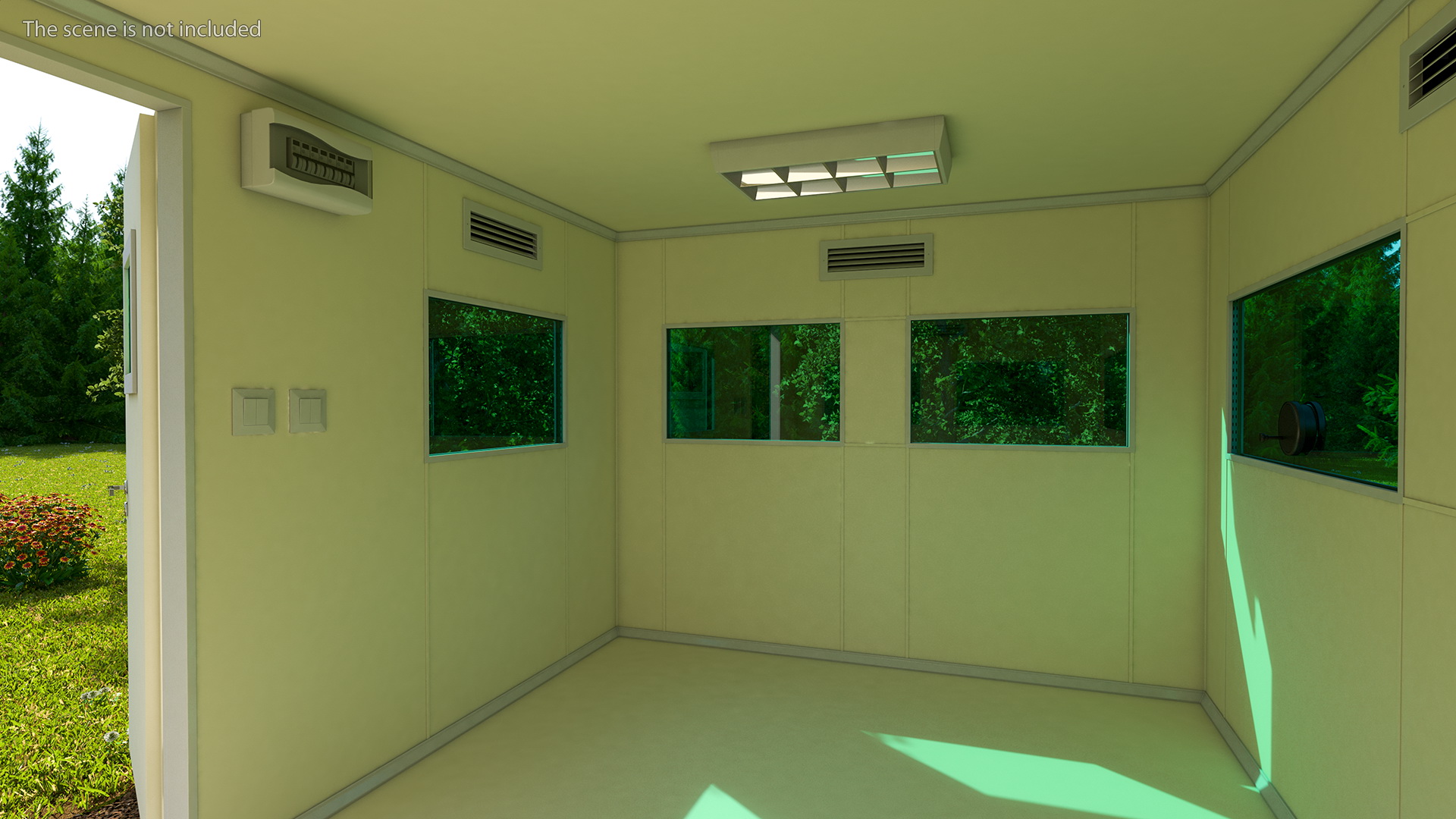 3D Outdoor Bullet Resistant Guard House