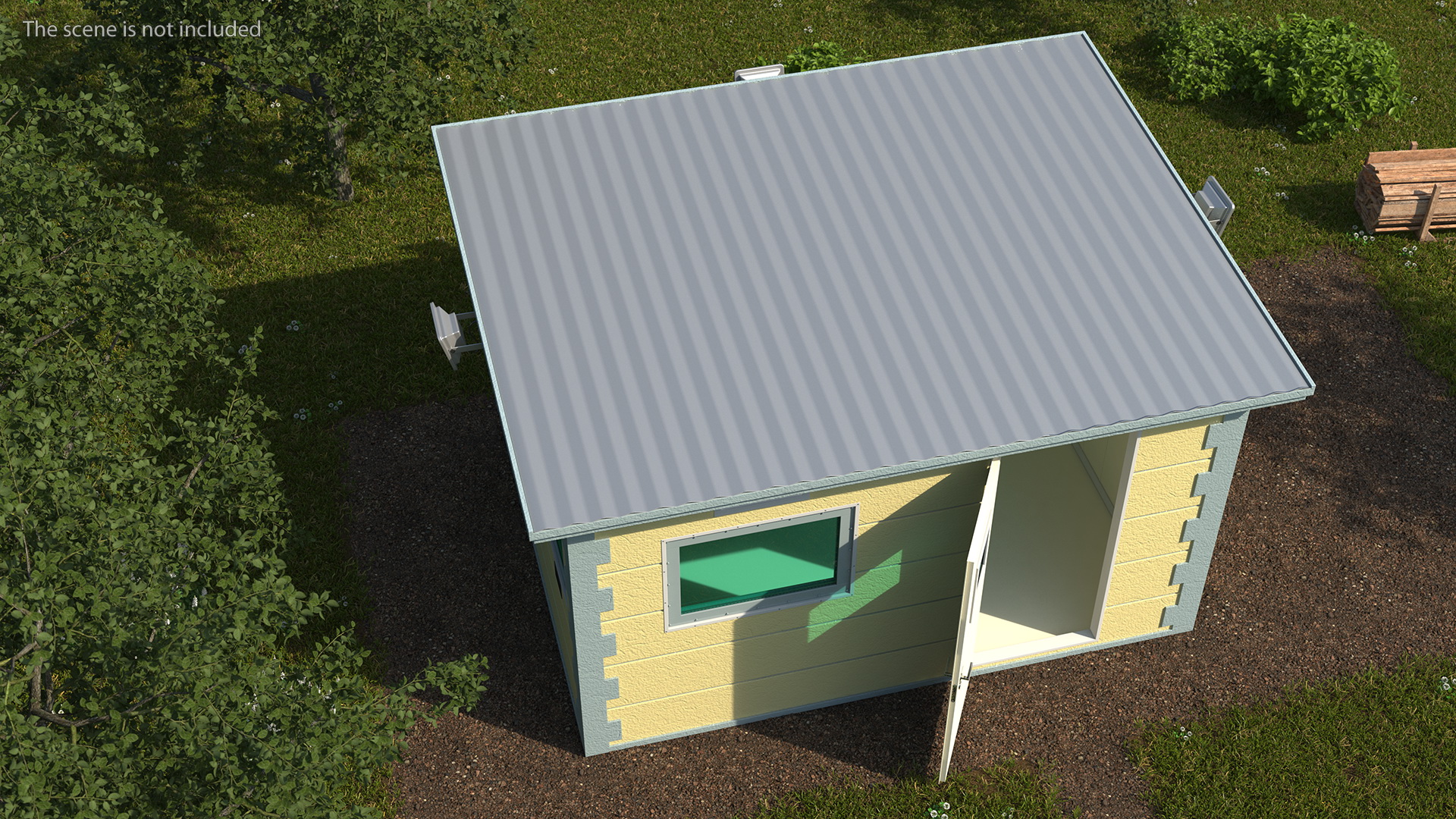 3D Outdoor Bullet Resistant Guard House