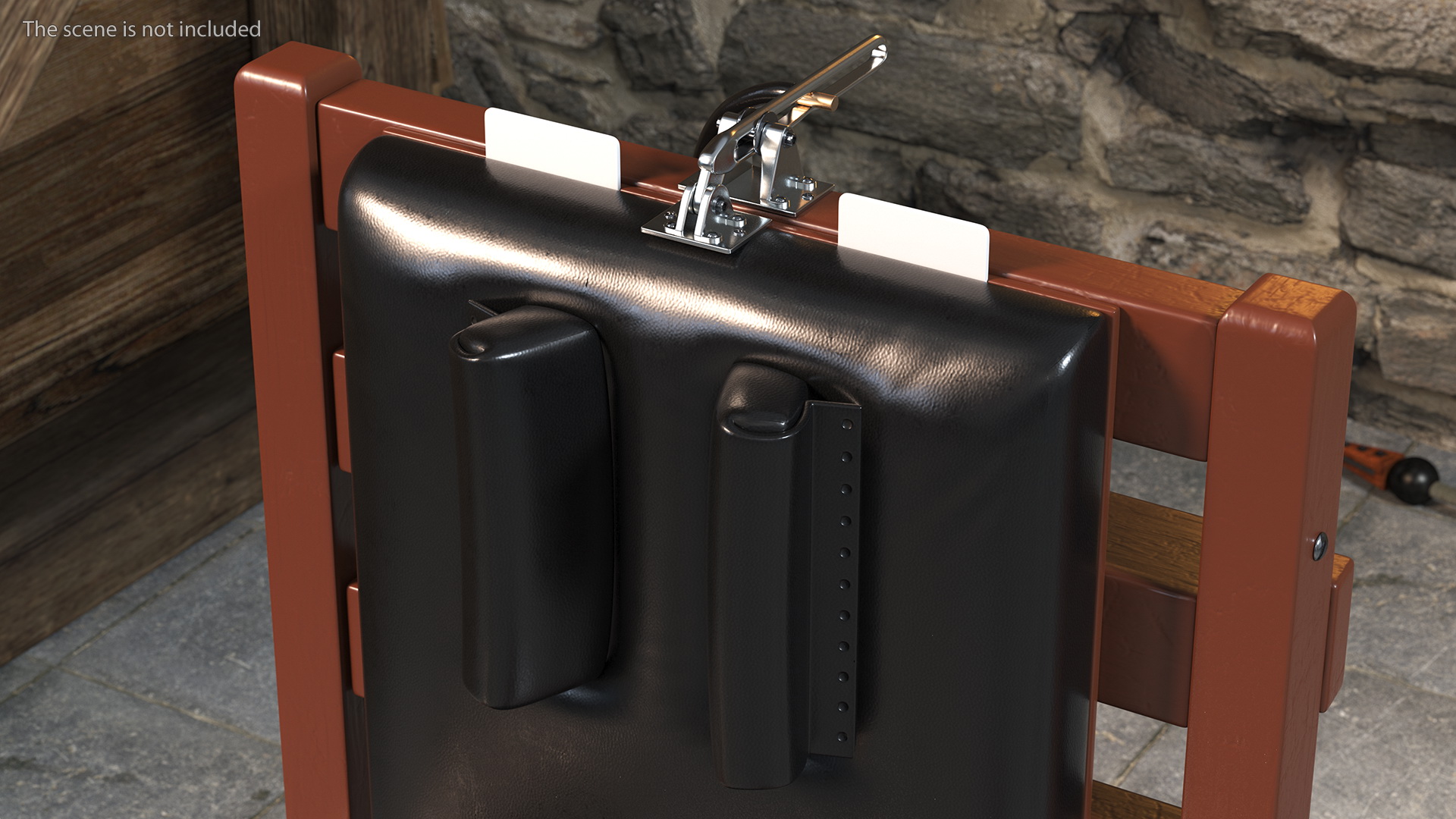 3D Electric Chair with Control Panel model