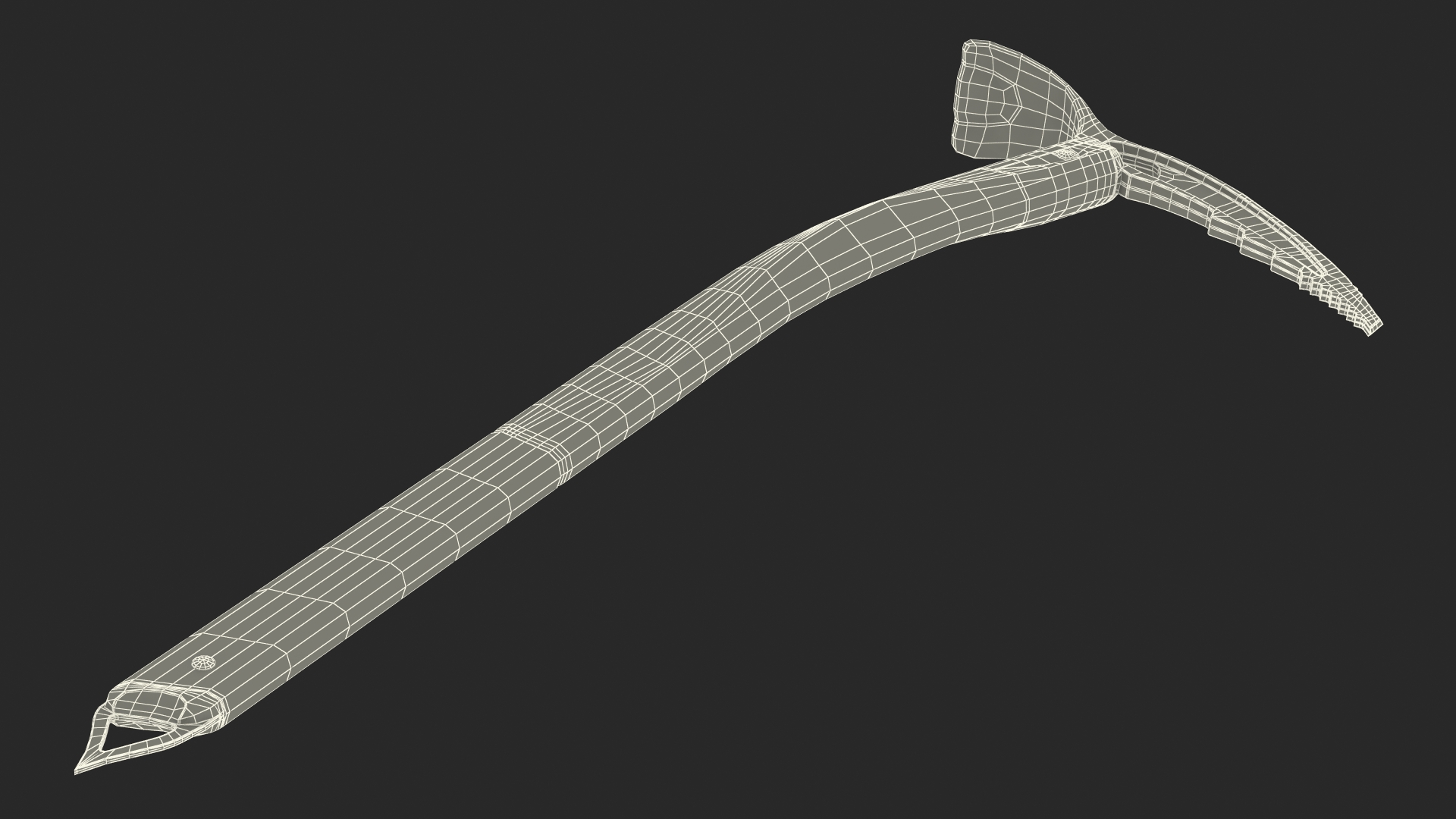 Ice Axe Petzl Summit Evo 3D model
