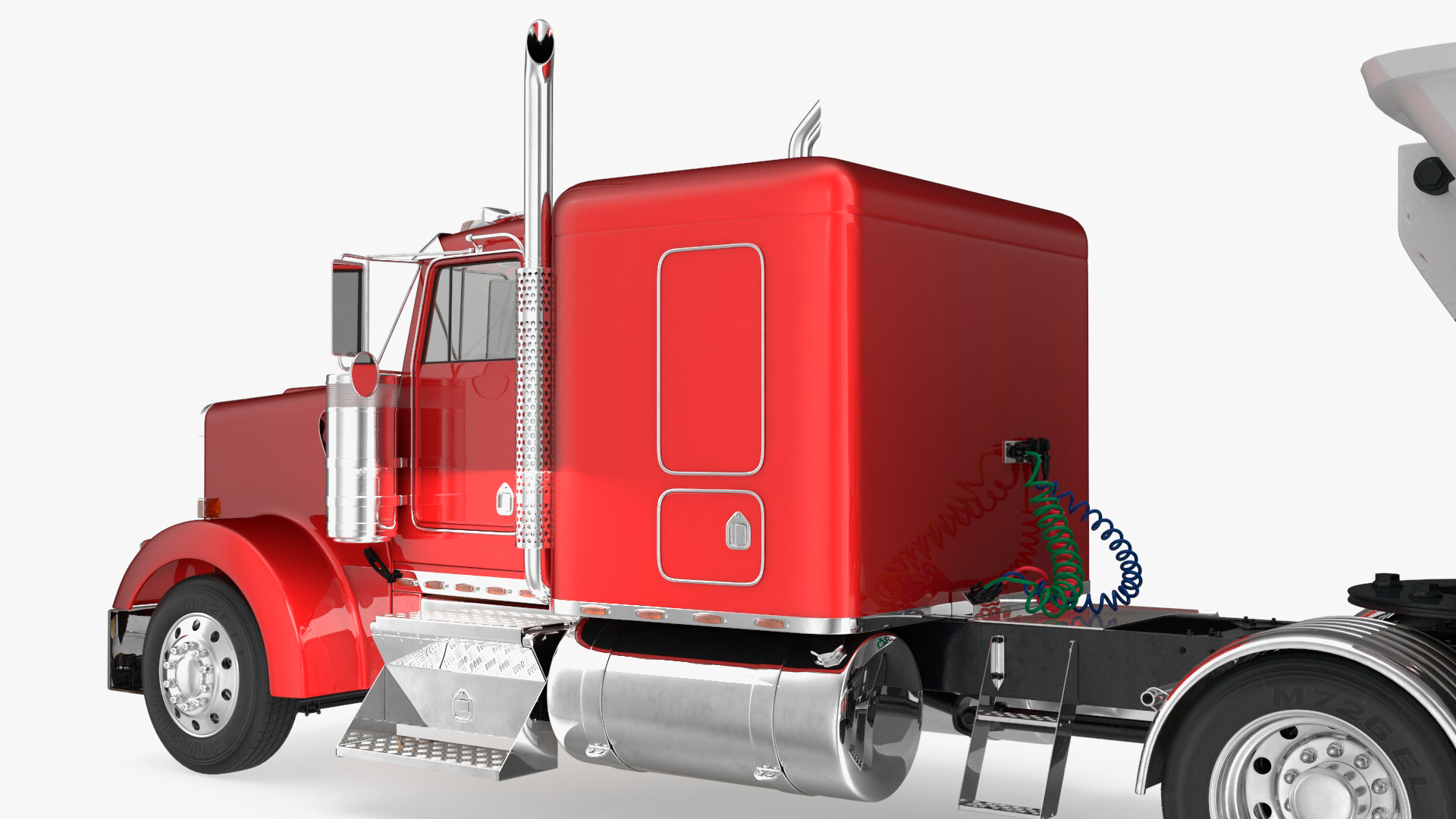 3D Commercial Dump Trailer model