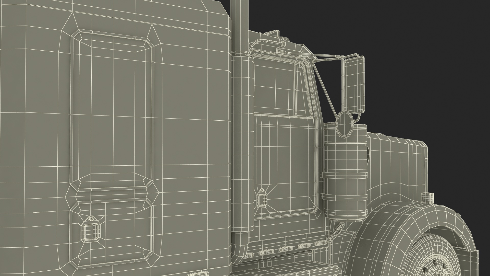 3D Commercial Dump Trailer model