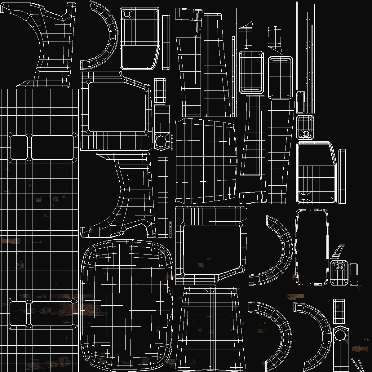 3D Commercial Dump Trailer model