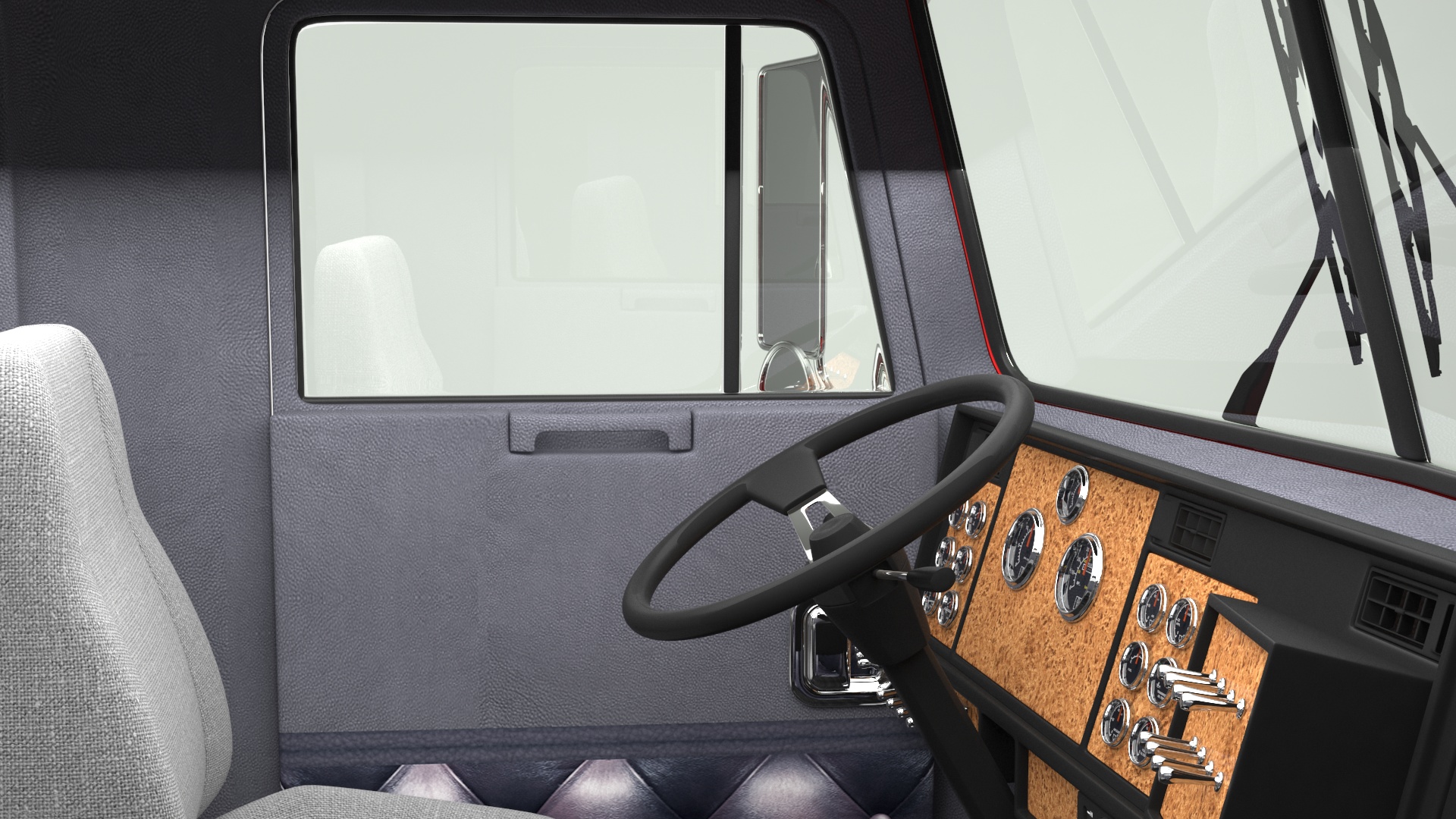 3D Commercial Dump Trailer model