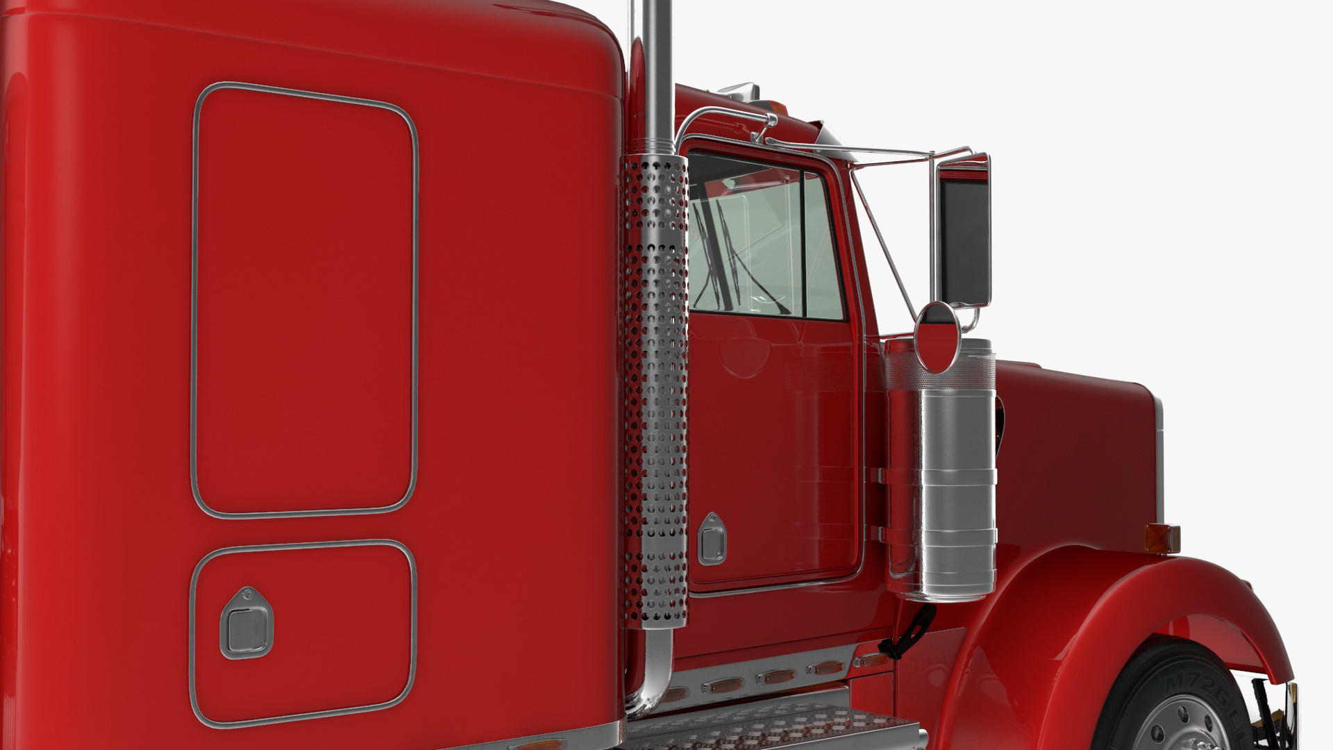 3D Commercial Dump Trailer model