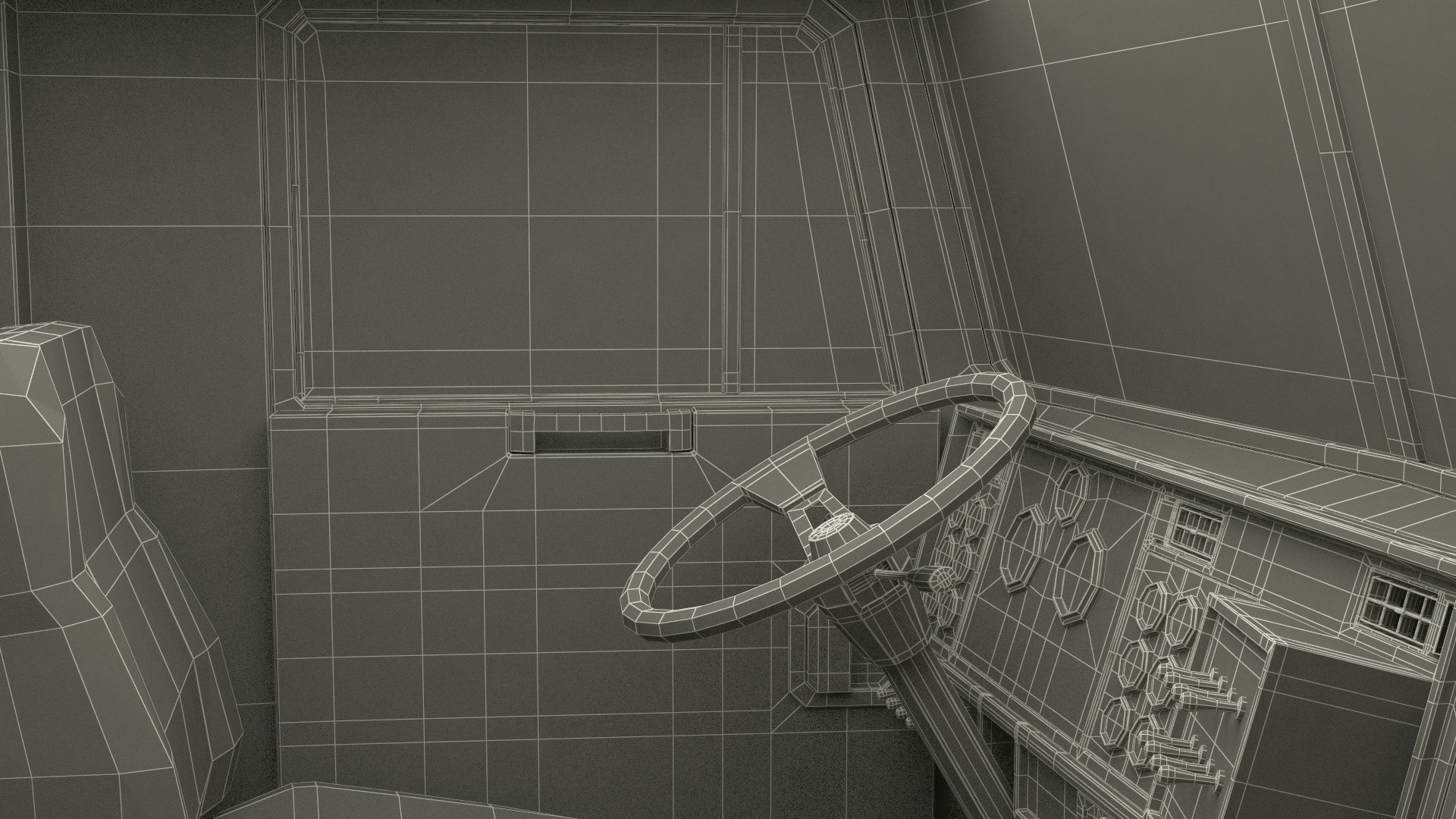 3D Commercial Dump Trailer model