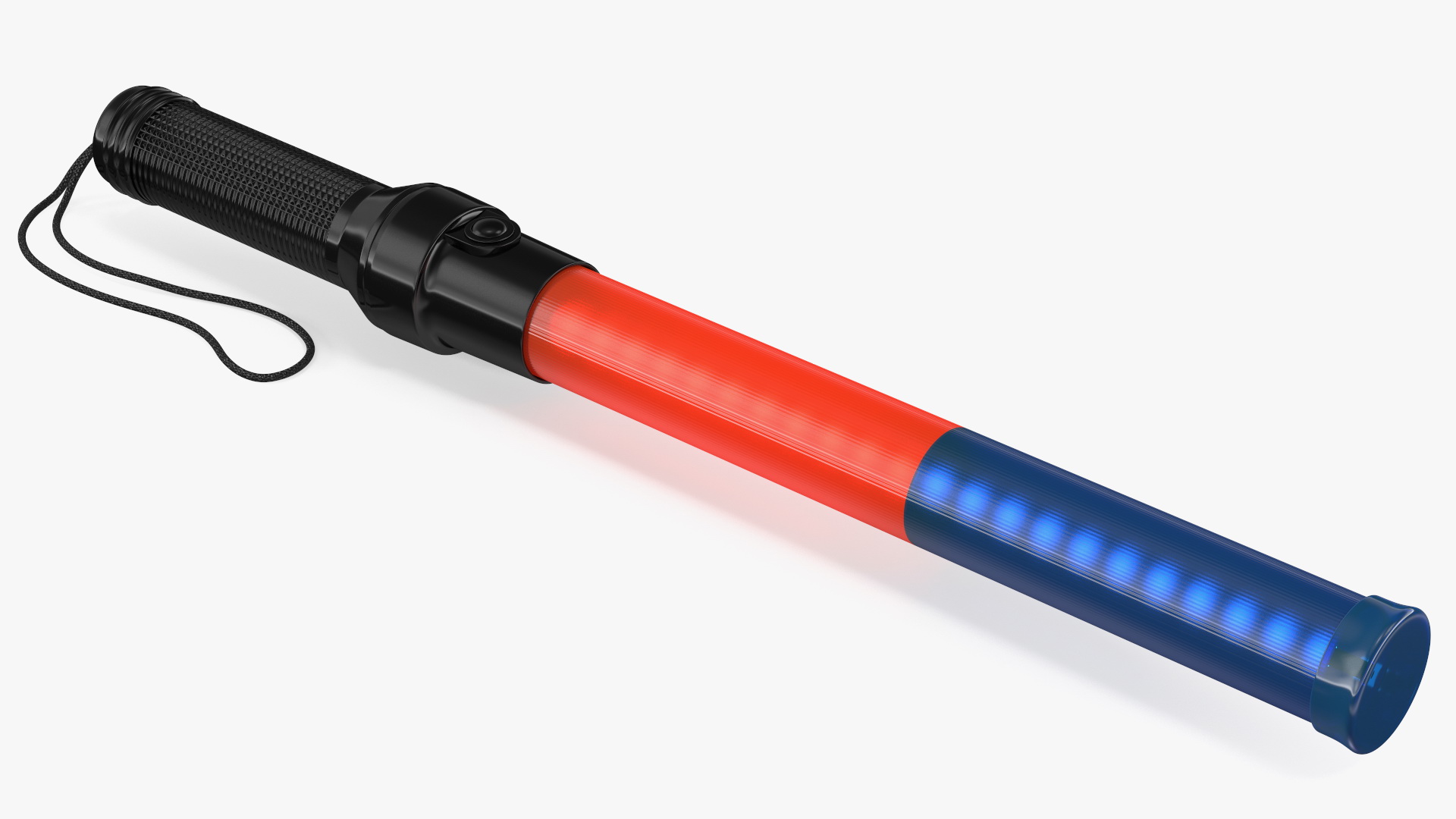 Traffic Control LED Light Wand switched On 3D