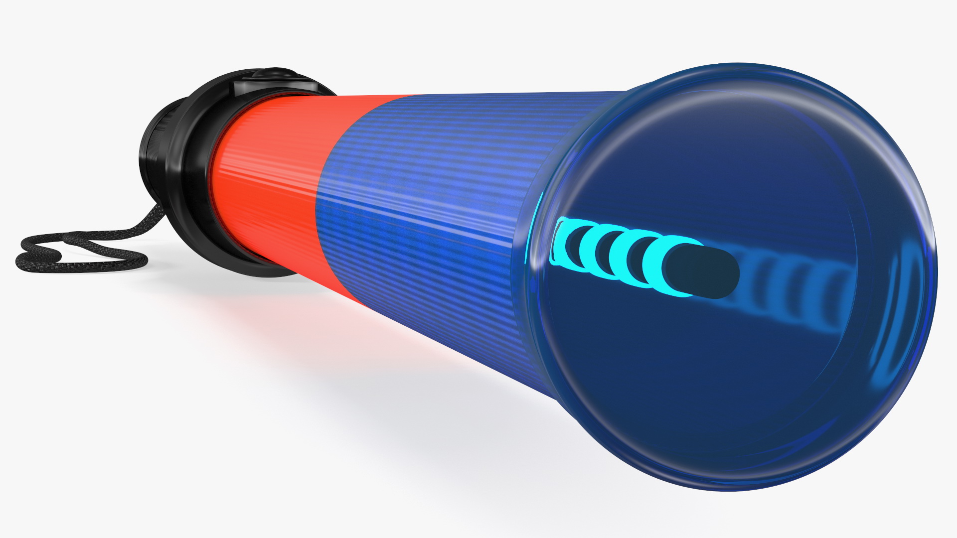 Traffic Control LED Light Wand switched On 3D