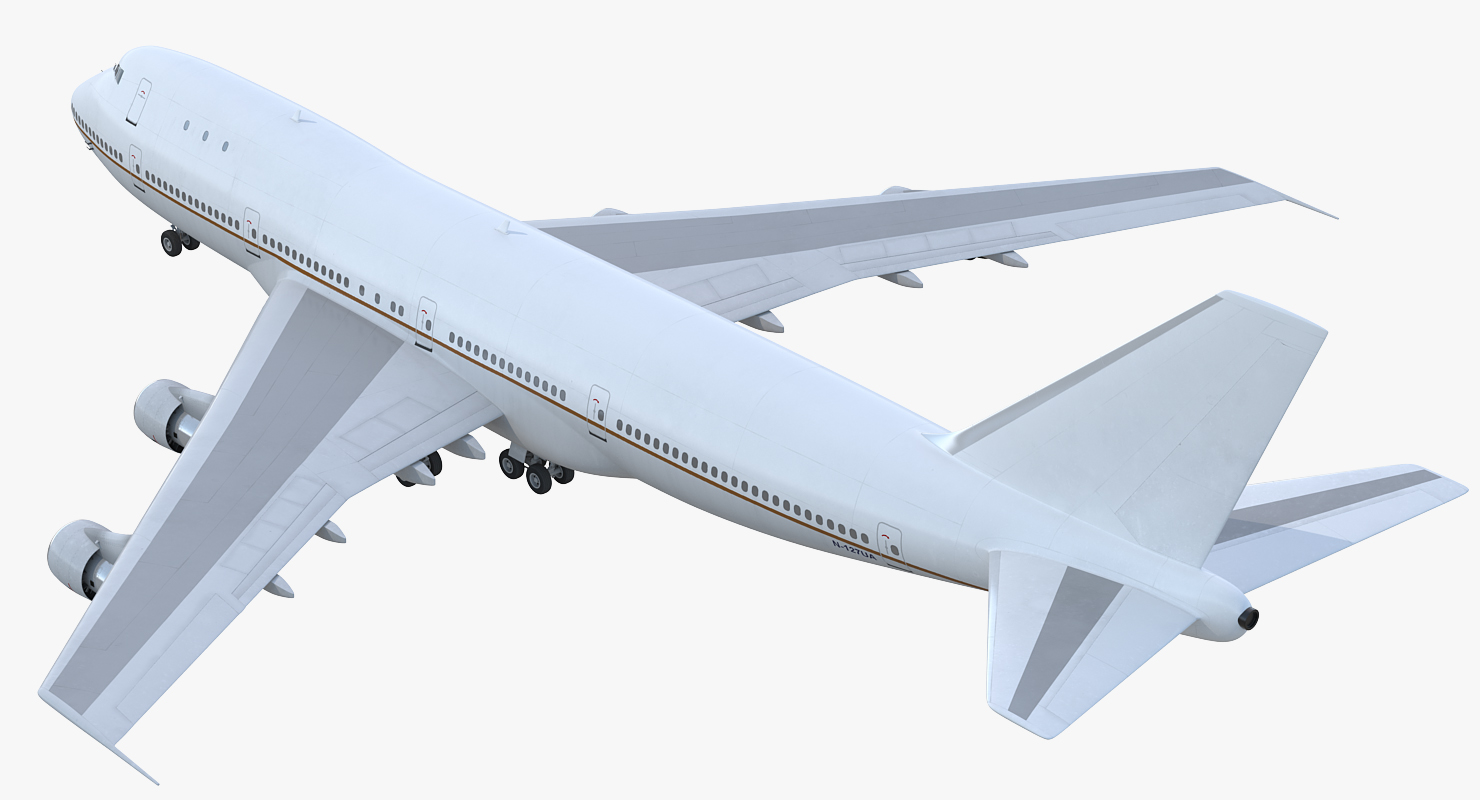 3D Boeing 747 100B Generic model