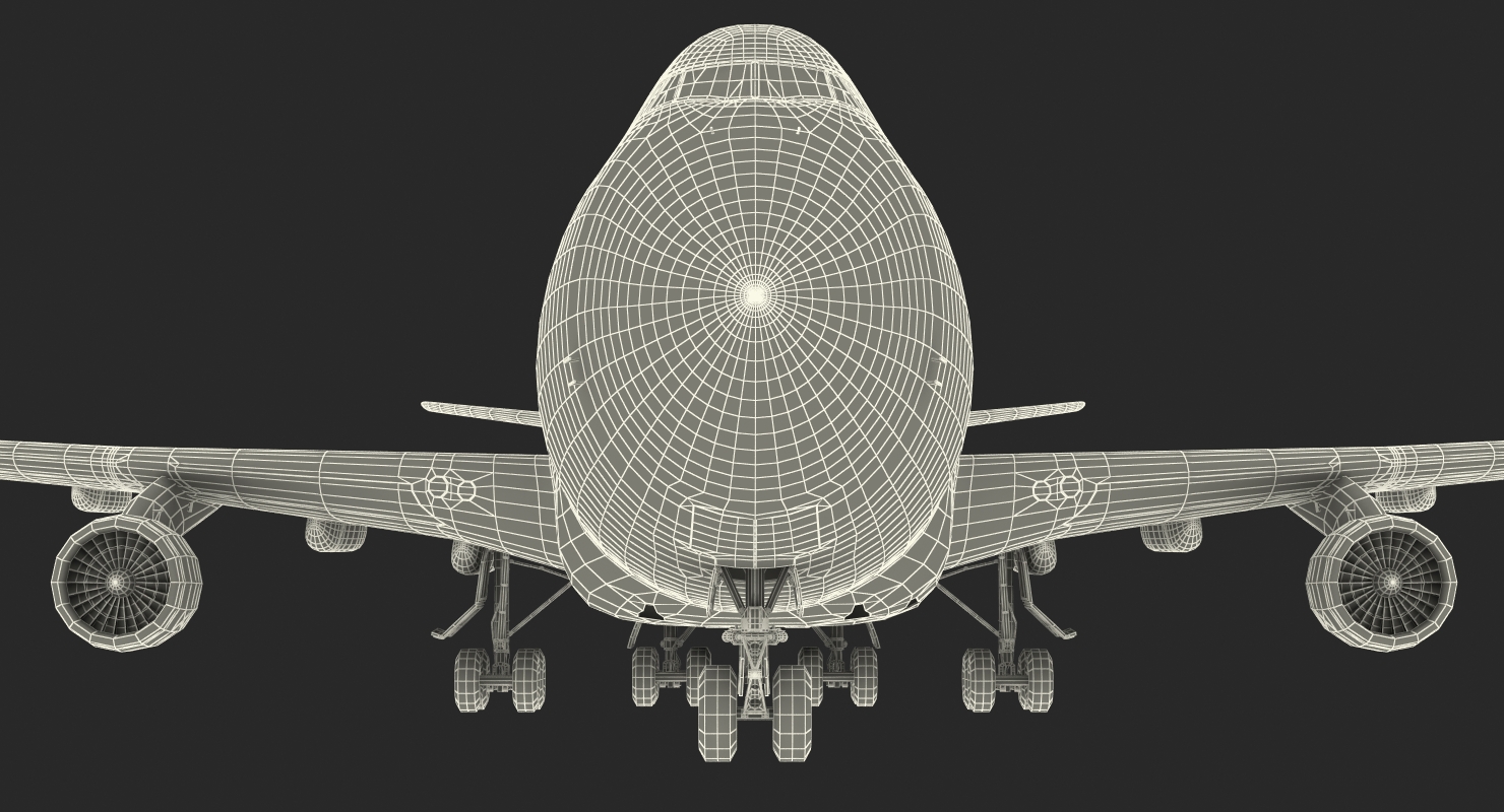 3D Boeing 747 100B Generic model