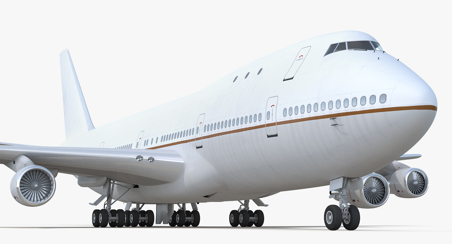 3D Boeing 747 100B Generic model