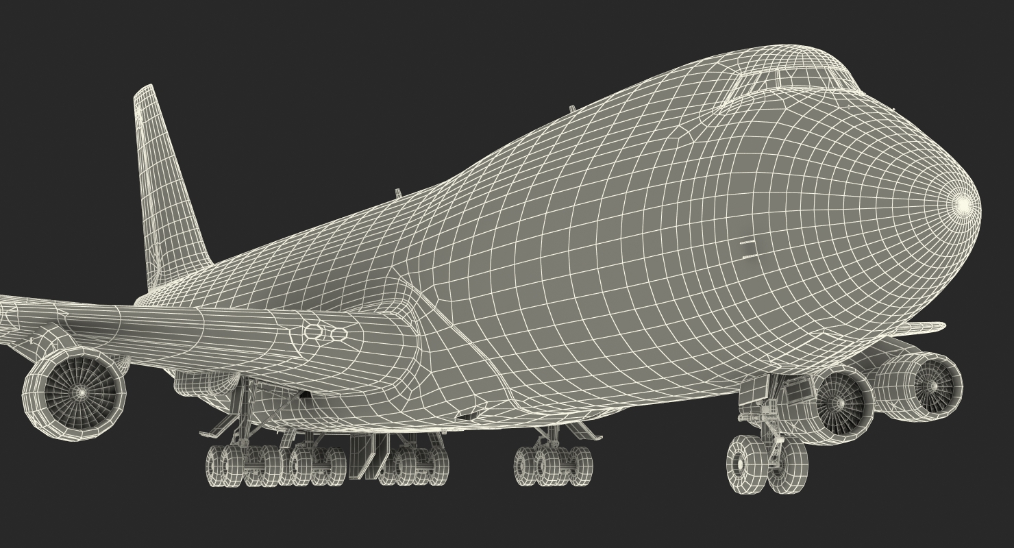 3D Boeing 747 100B Generic model