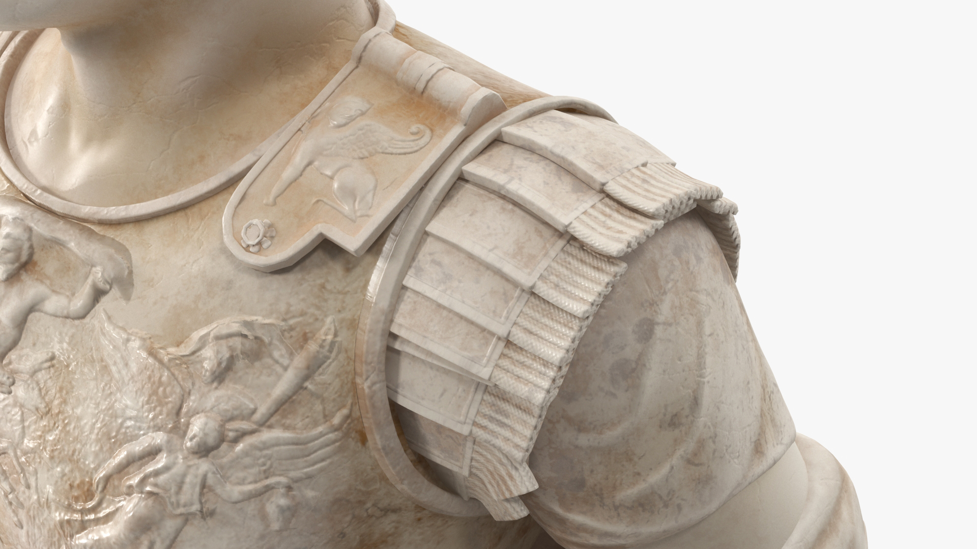 3D Caesar Augustus of Prima Porta Roman Statue for 3D Print