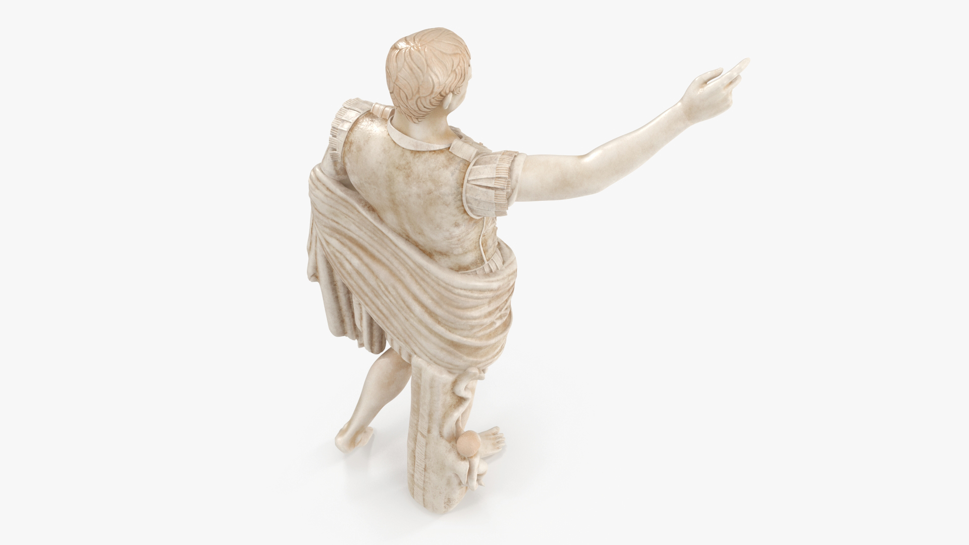 3D Caesar Augustus of Prima Porta Roman Statue for 3D Print