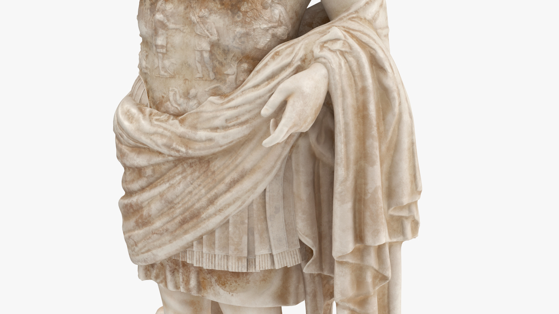 3D Caesar Augustus of Prima Porta Roman Statue for 3D Print