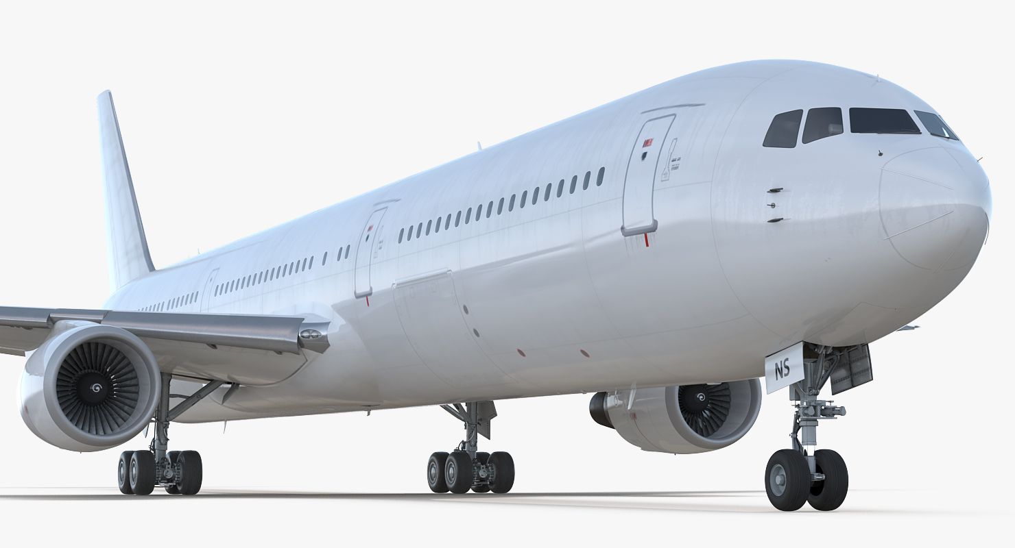 3D Boeing 767 400ER Generic Rigged