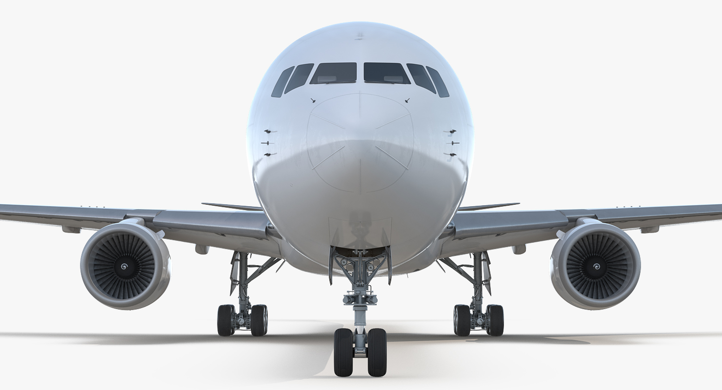 3D Boeing 767 400ER Generic Rigged