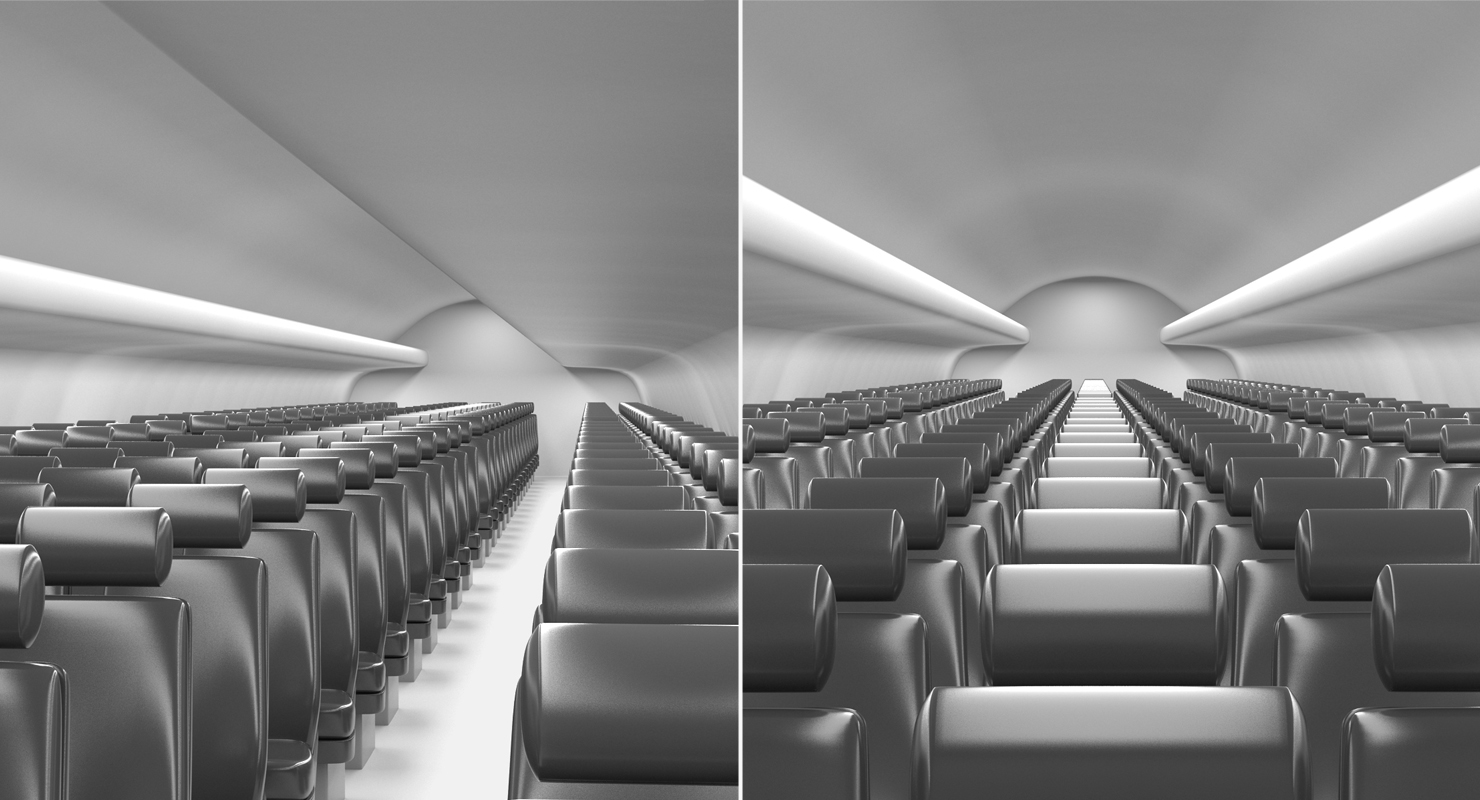 3D Boeing 767 400ER Generic Rigged