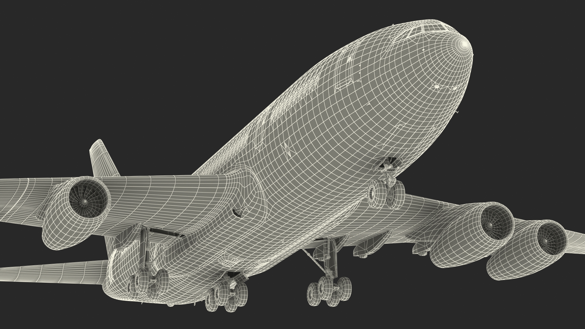 IL-96 Russian Plane Simple Interior Rigged 3D