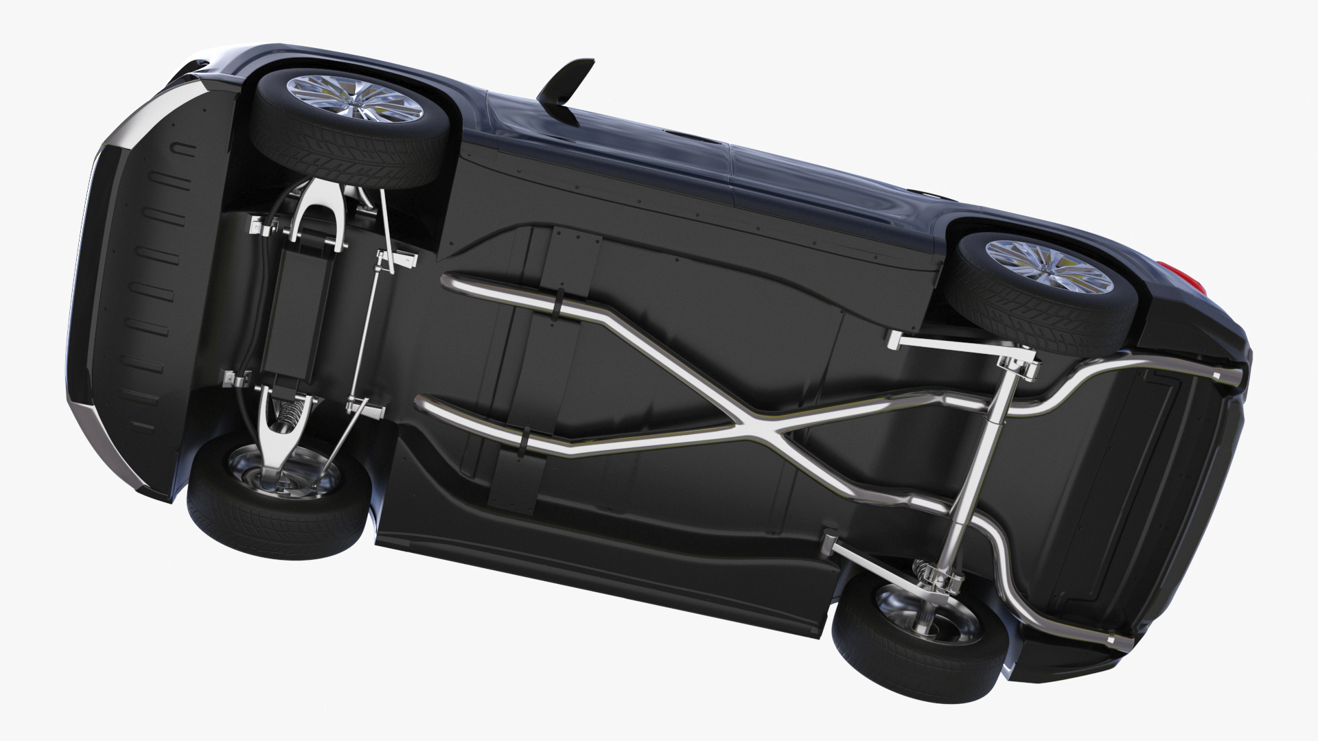 Toyota Grand Highlander 2024 Black 3D model