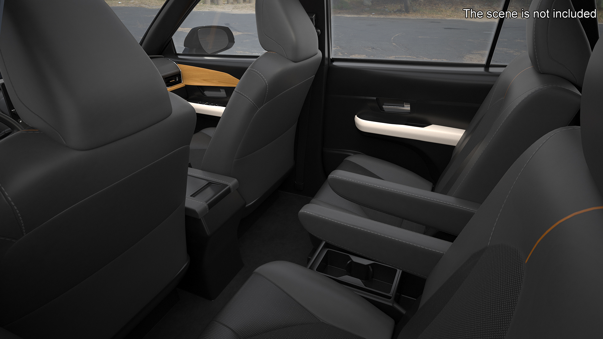 Toyota Grand Highlander 2024 Black 3D model