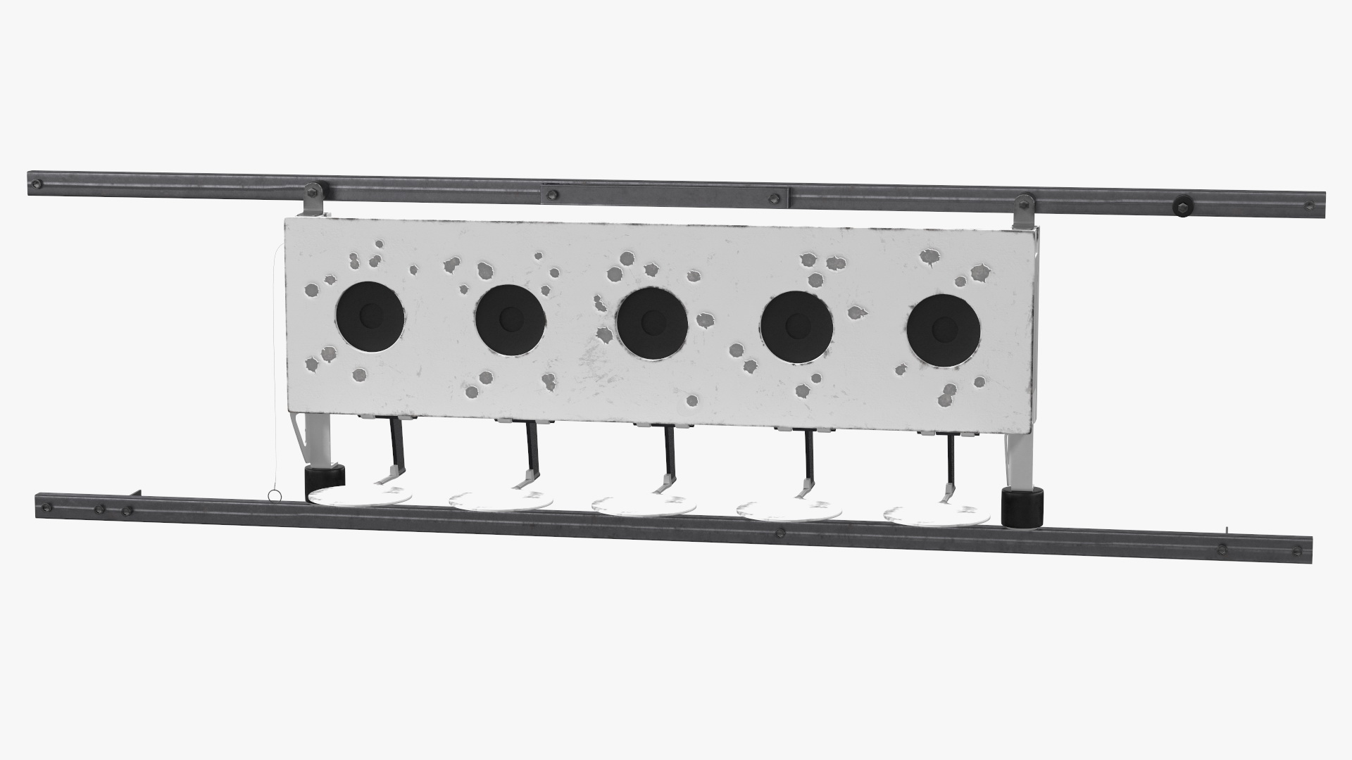 3D model Biathlon Knockdown Target