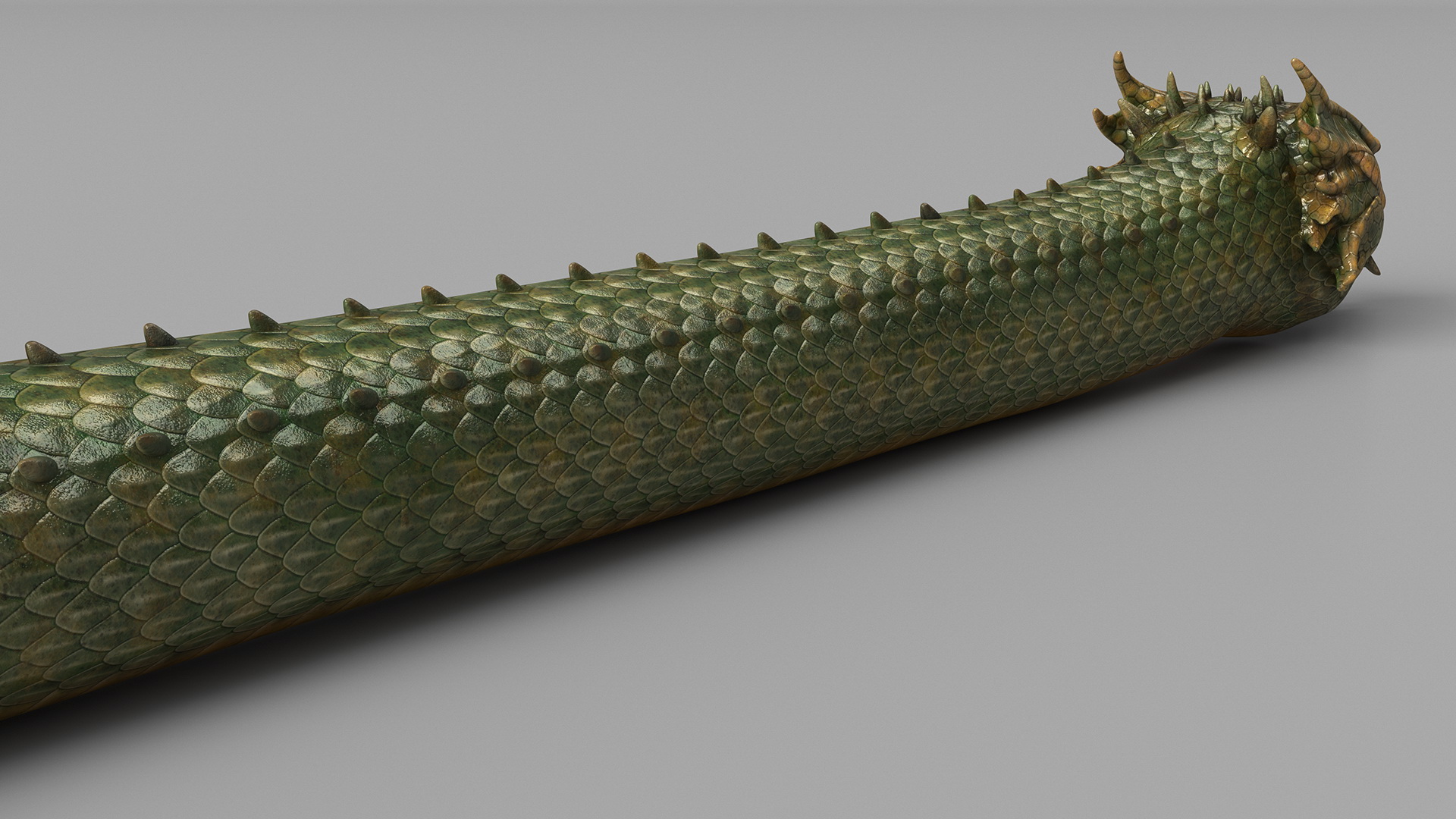 3D Mythical Serpentine Dragon