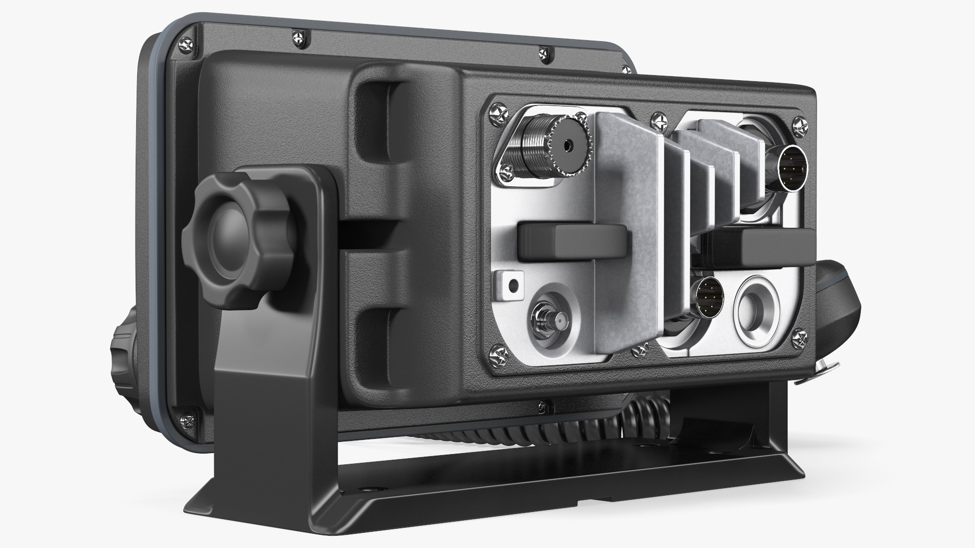 Marine VHF Radio Transceiver with Microphone 3D model