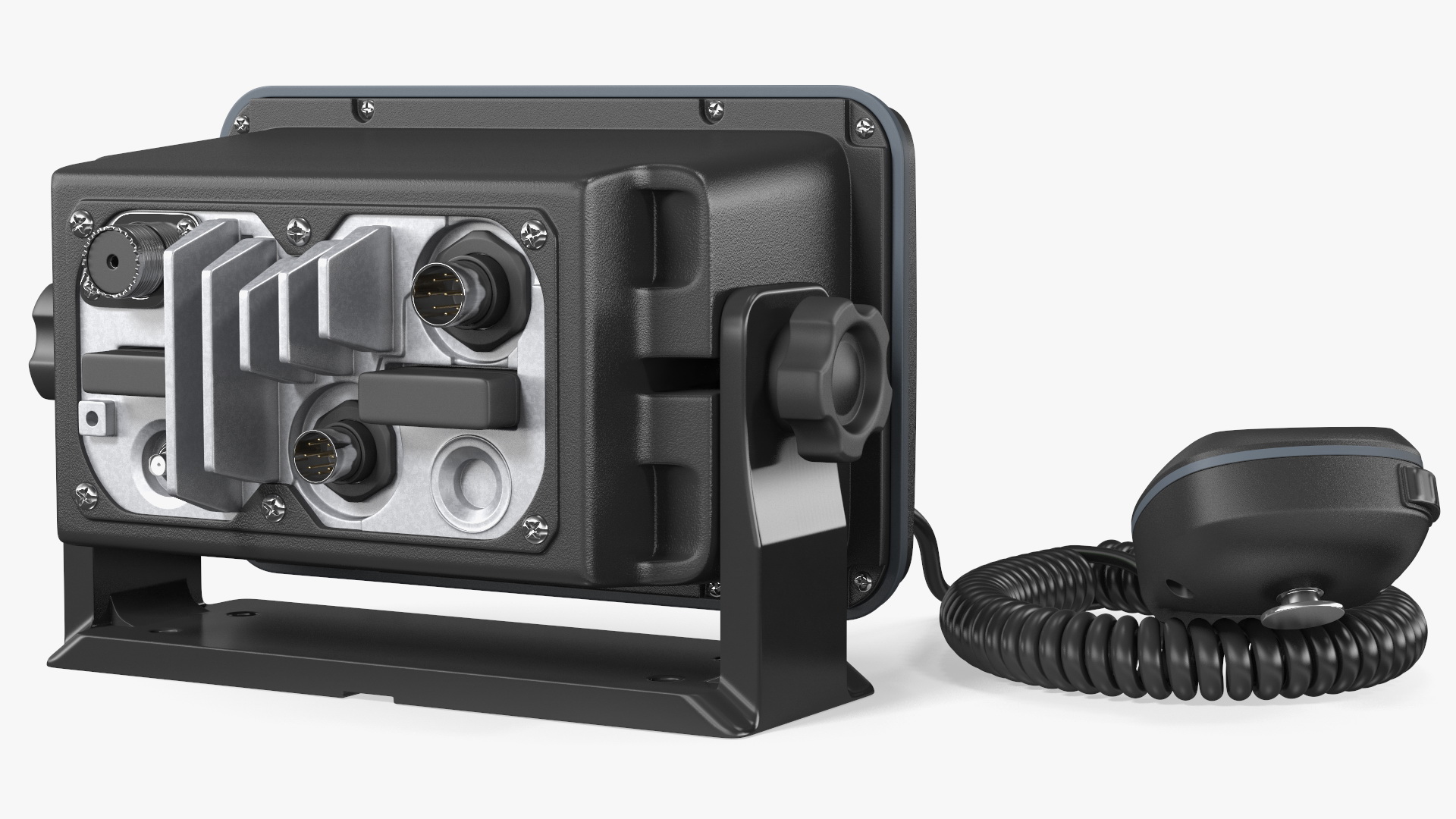 Marine VHF Radio Transceiver with Microphone 3D model