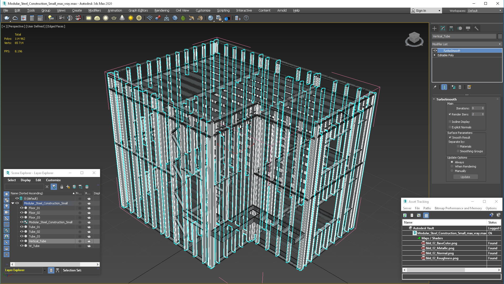 Modular Steel Construction Small 3D