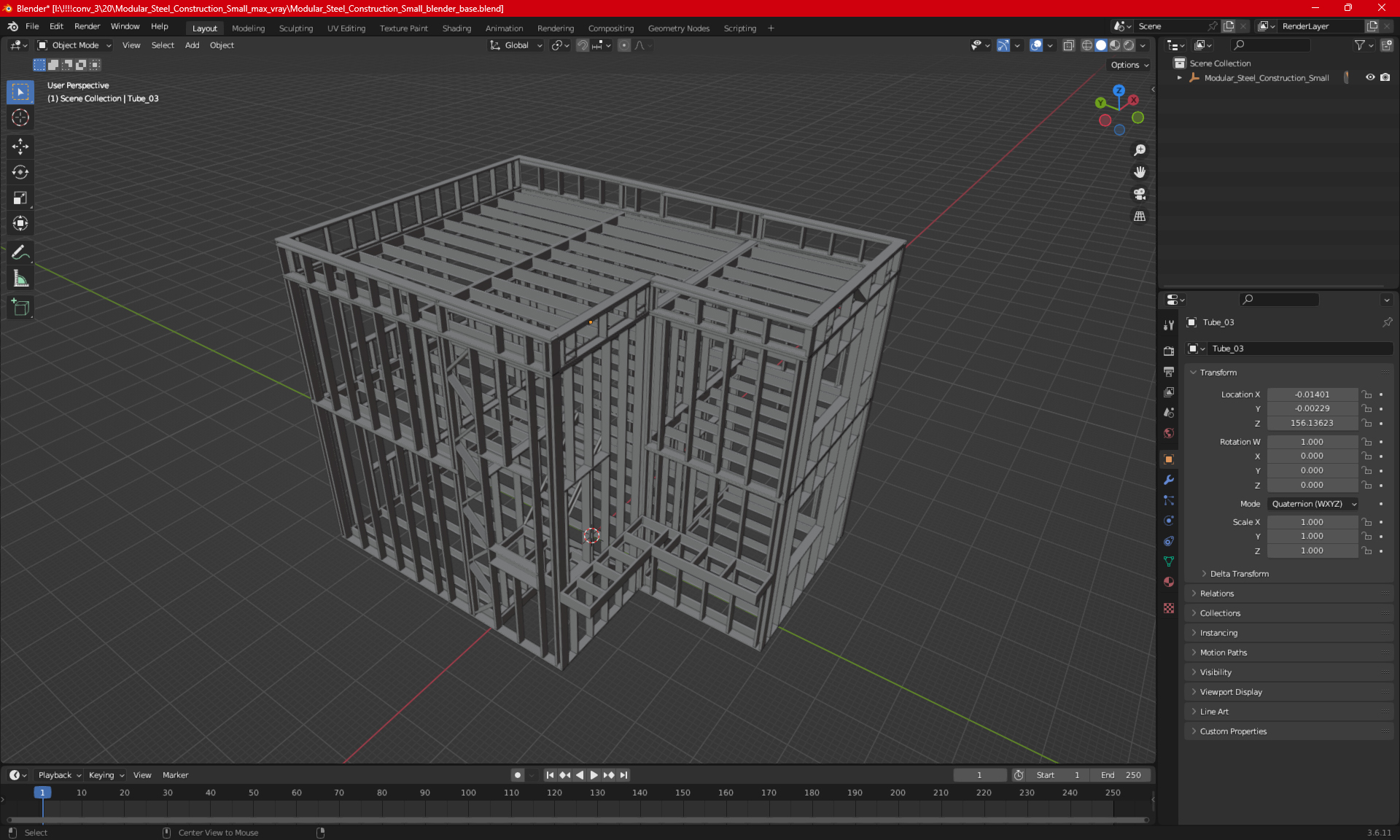Modular Steel Construction Small 3D