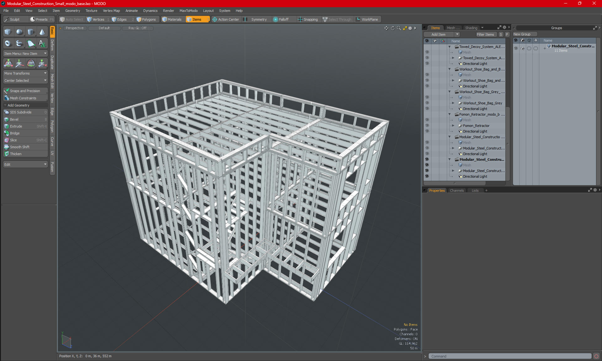 Modular Steel Construction Small 3D