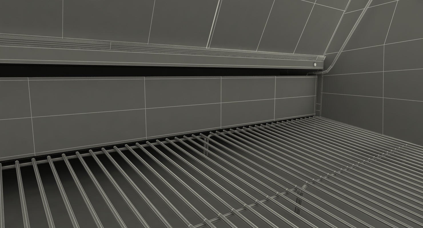 Supermarket Food Display 3D model
