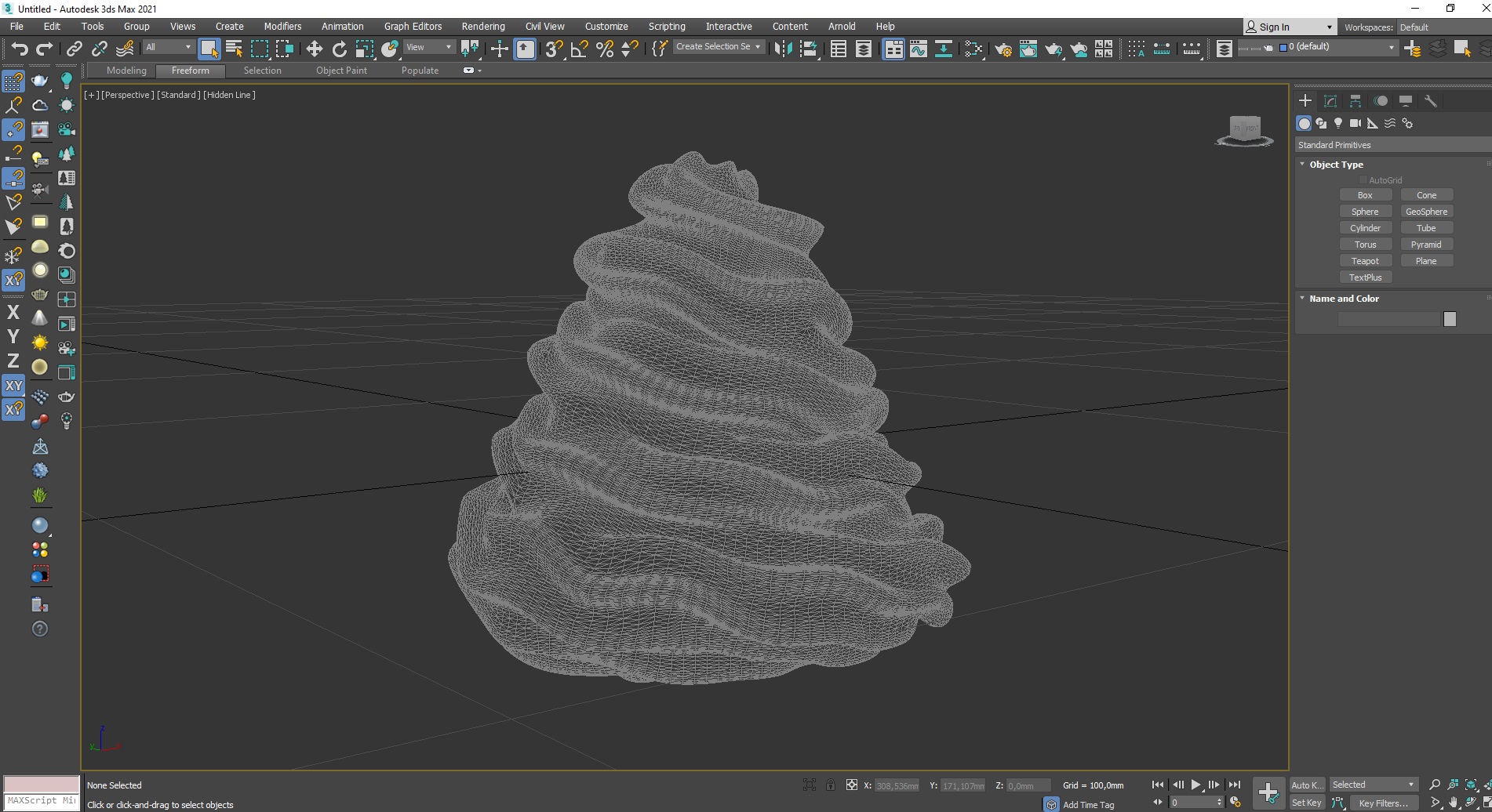 3D Chocolate Whipped Cream for 3D Print