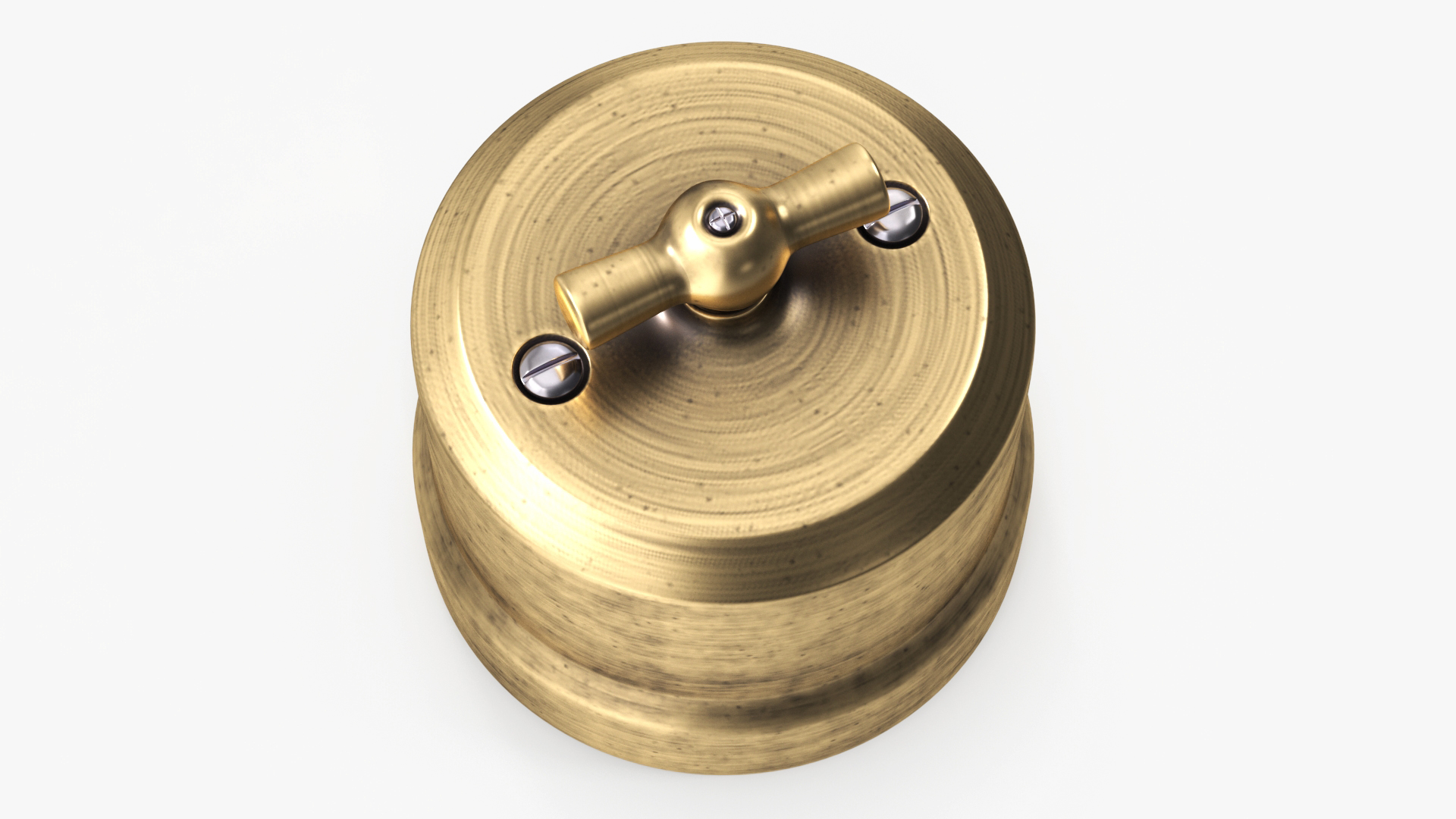3D Retro Brass Electrical Set