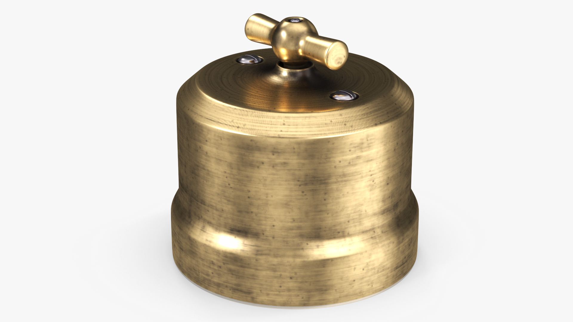 3D Retro Brass Electrical Set