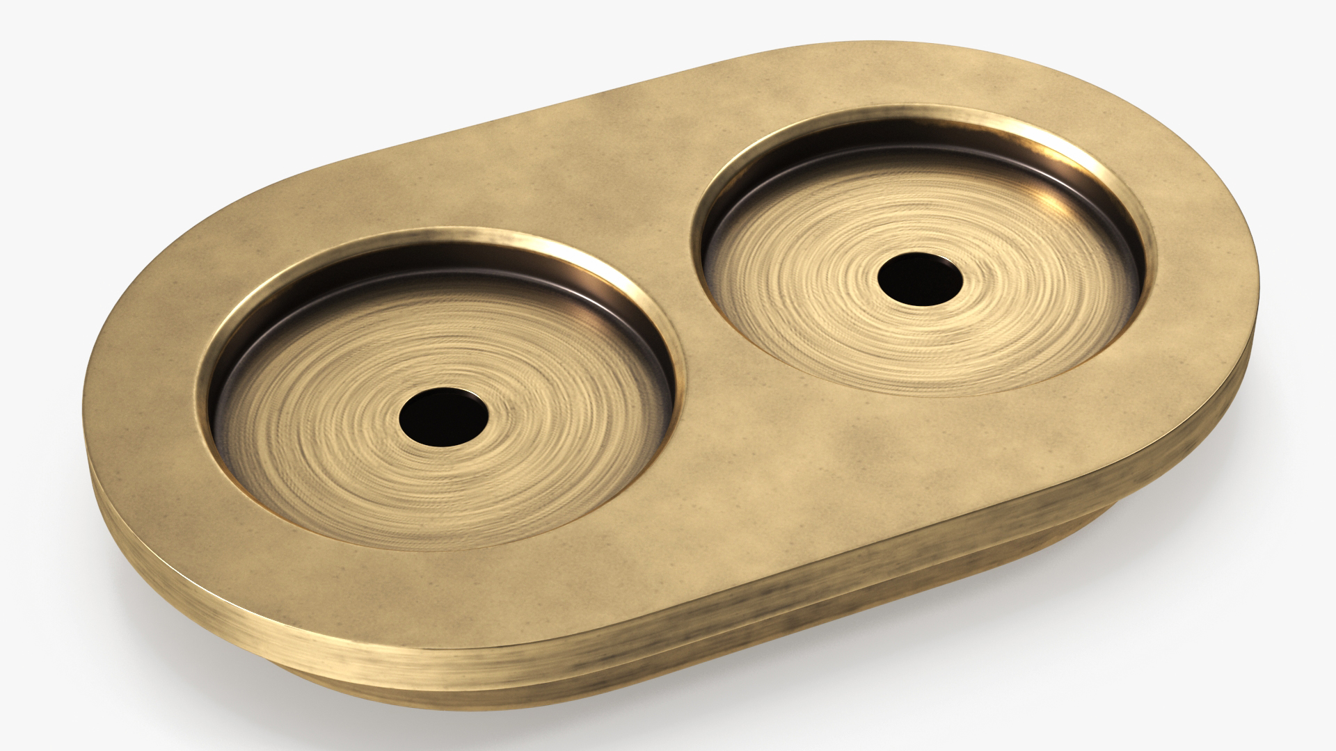 3D Retro Brass Electrical Set