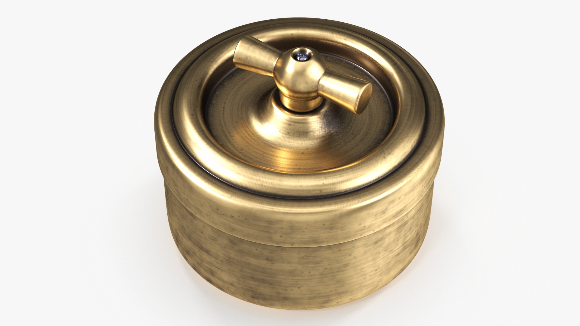 3D Retro Brass Electrical Set