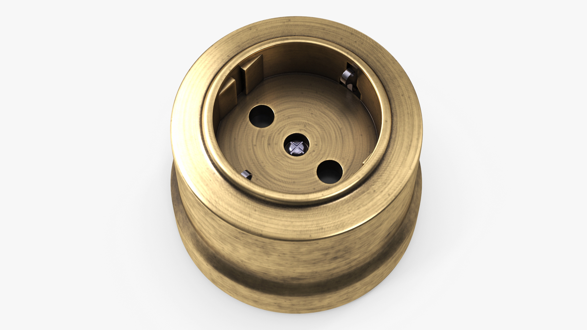 3D Retro Brass Electrical Set