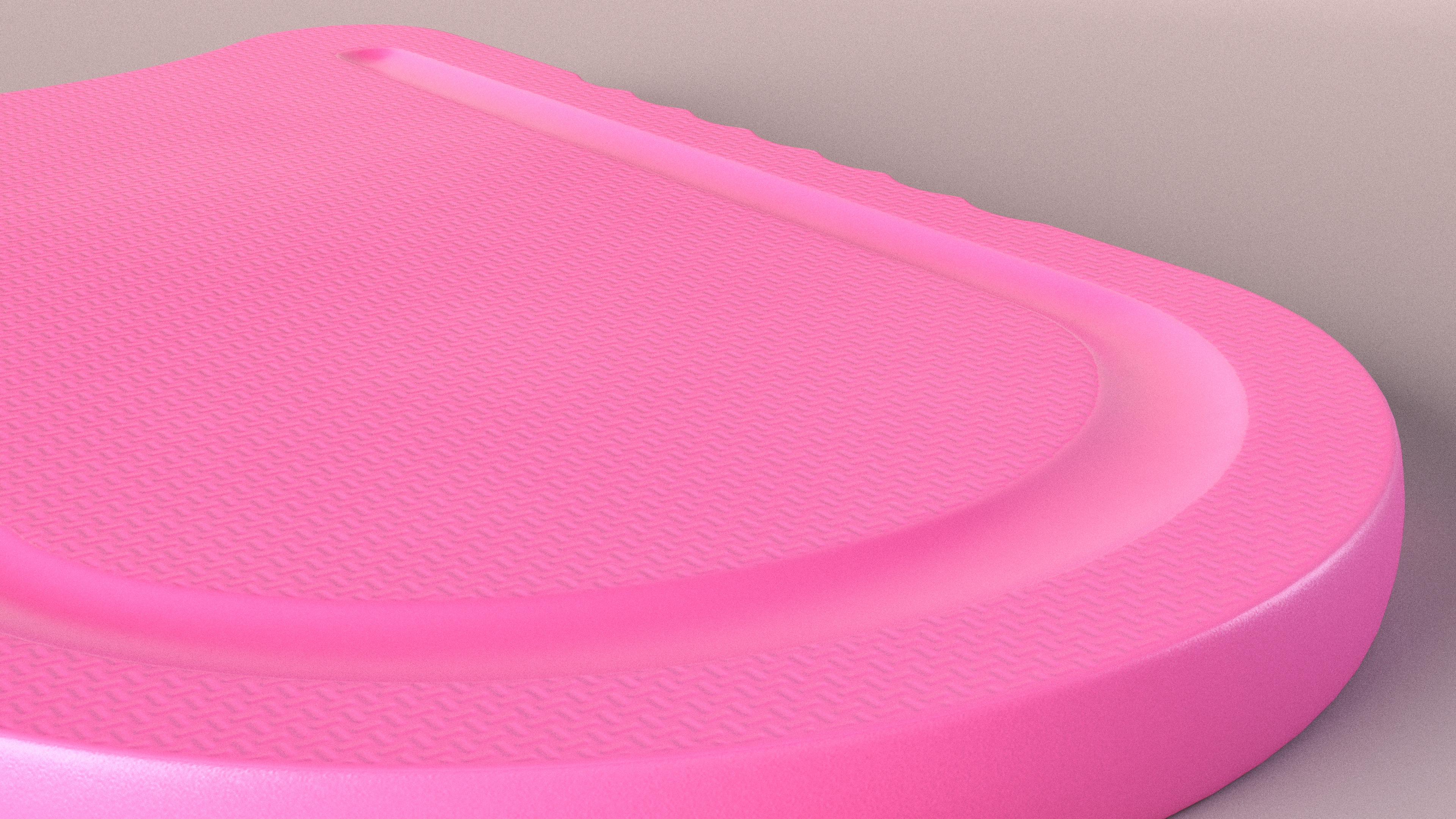 3D Swim Aid Kickboard Pink model