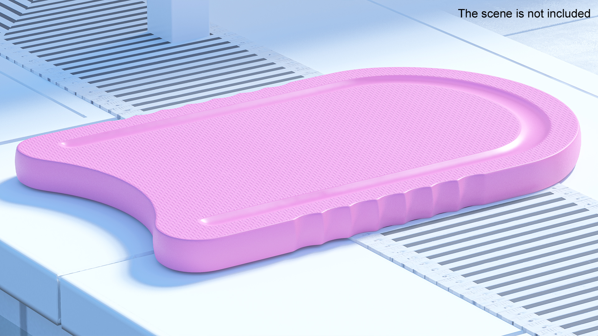3D Swim Aid Kickboard Pink model