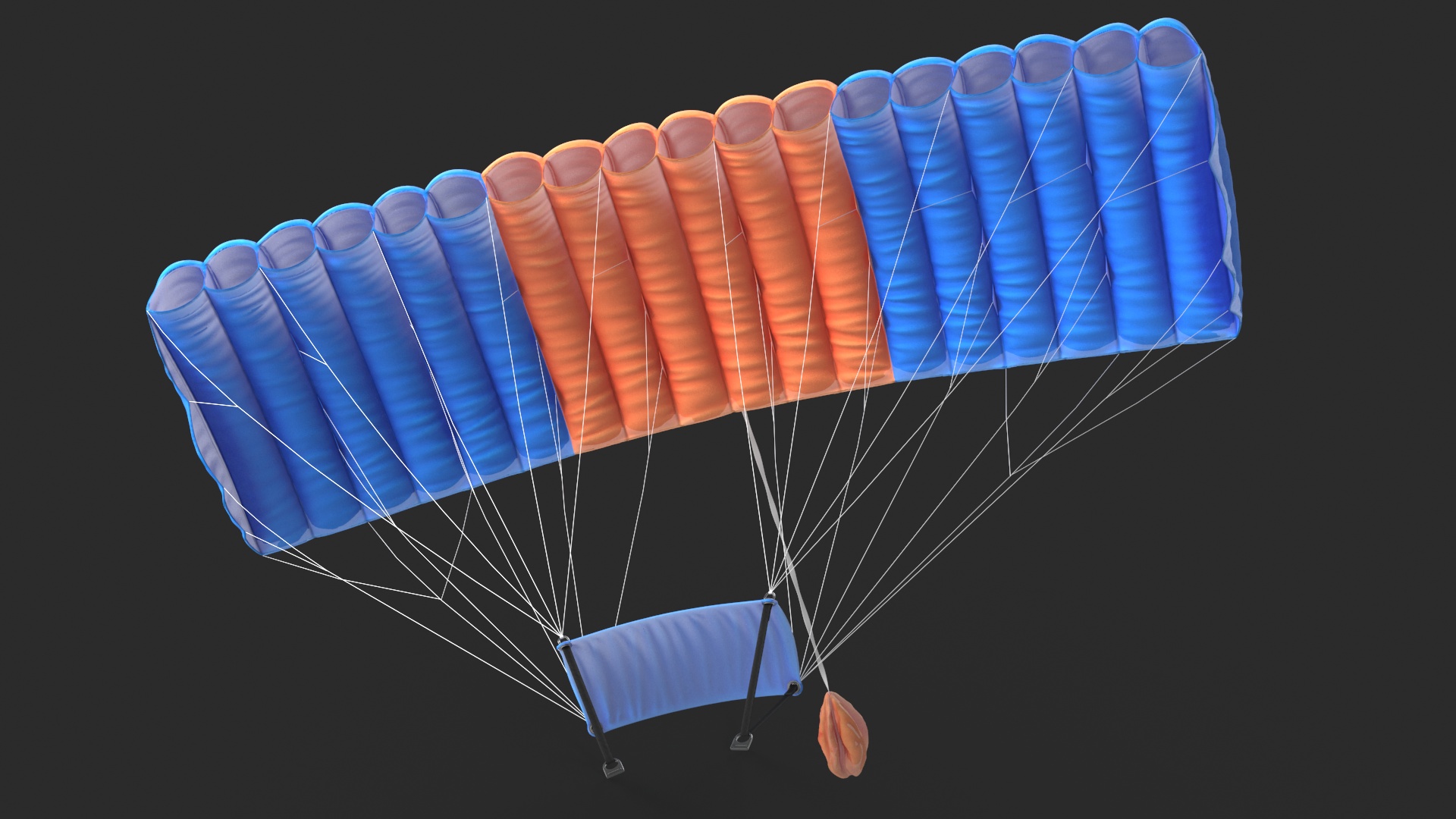 Ram Air Parachute 3D