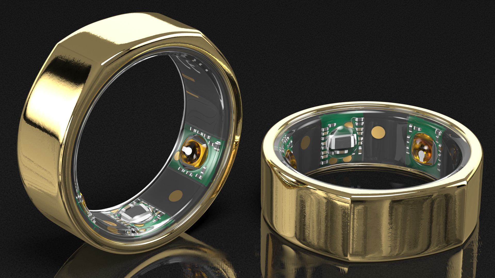 Oura Ring Gold 3D model