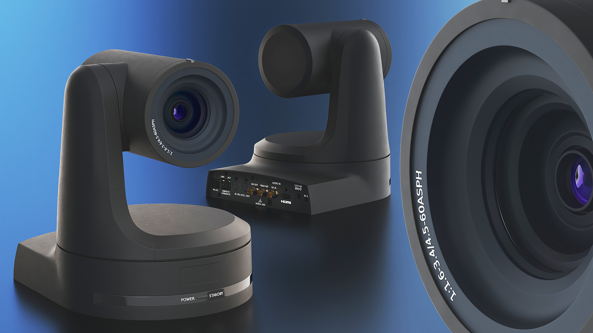 Robotic PTZ Broadcast Camera - view 2